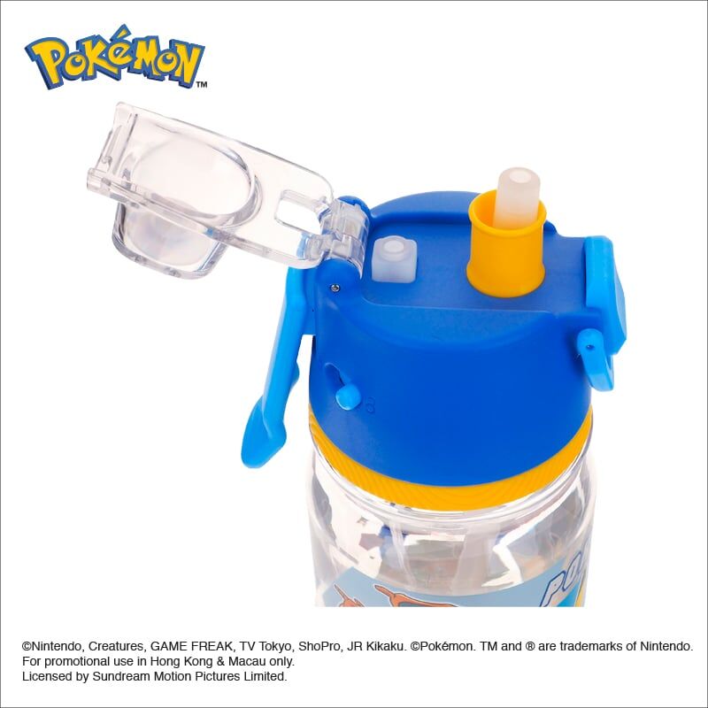Pokemon 650ml BPA BPS Free 噴霧啜飲二合一水樽膠水樽 PKM-8475-1