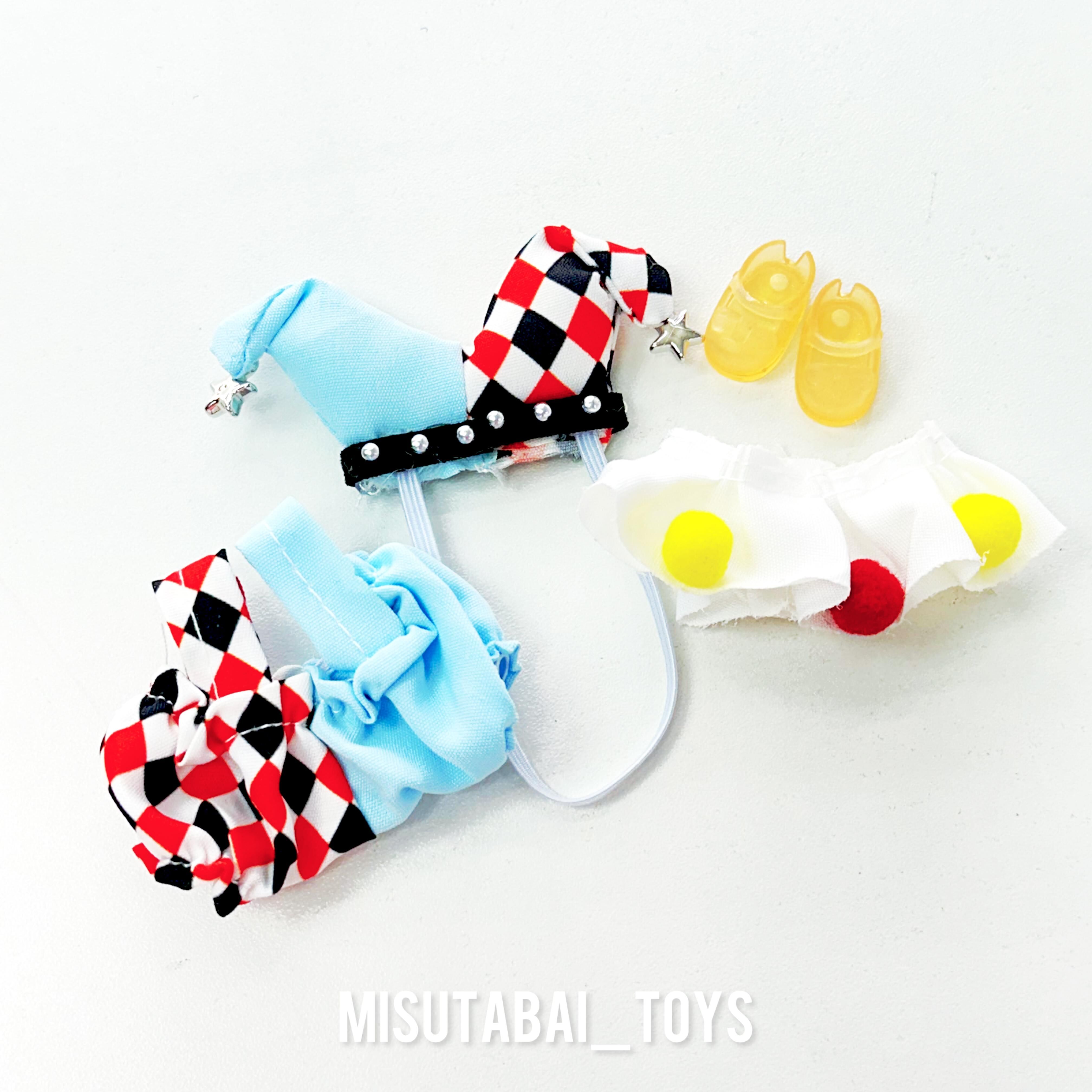 Mini Doll Outfit M8- Clown