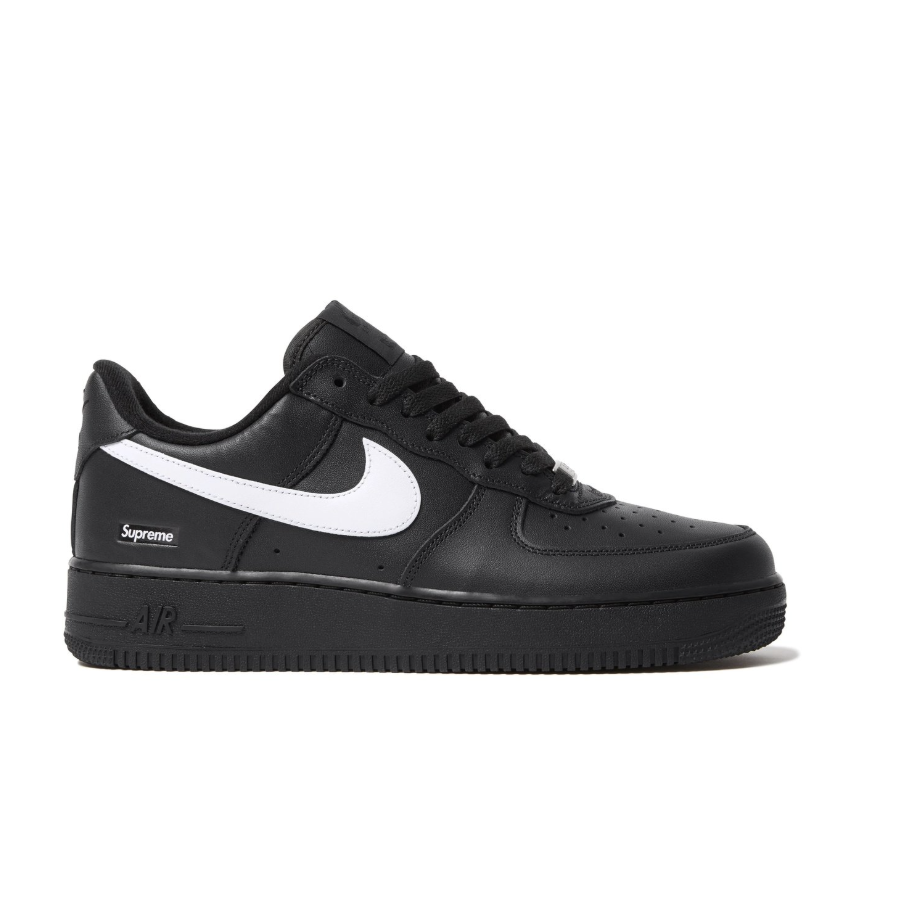 -(A5d)-SUPREME NIKE AIR FORCE 1 LOW 聯名 男鞋 黑色-CU9225 002