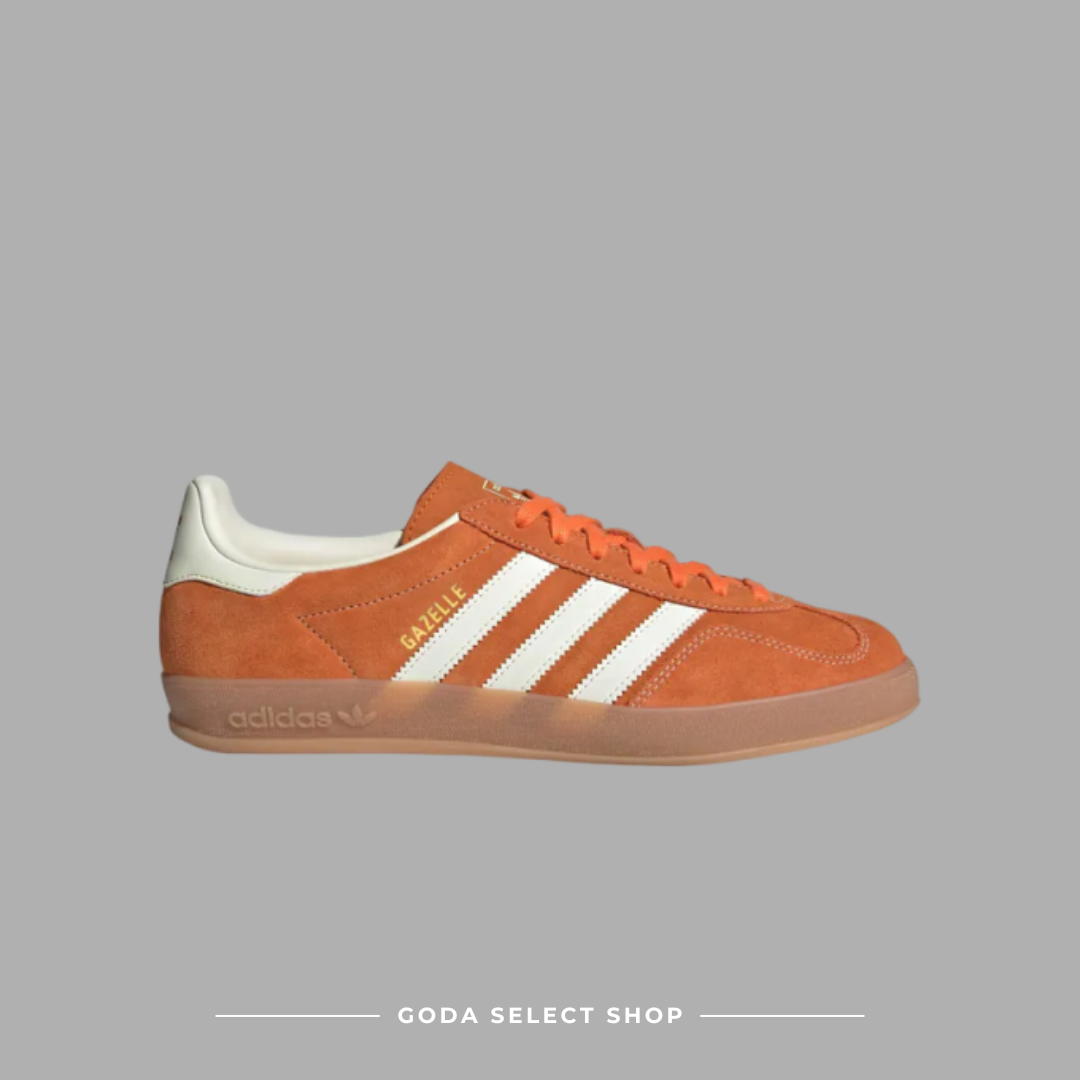 Adidas Gazelle Indoor "Orange" 琥珀橘 雙鞋帶 焦糖底 運動休閒鞋 JQ8392