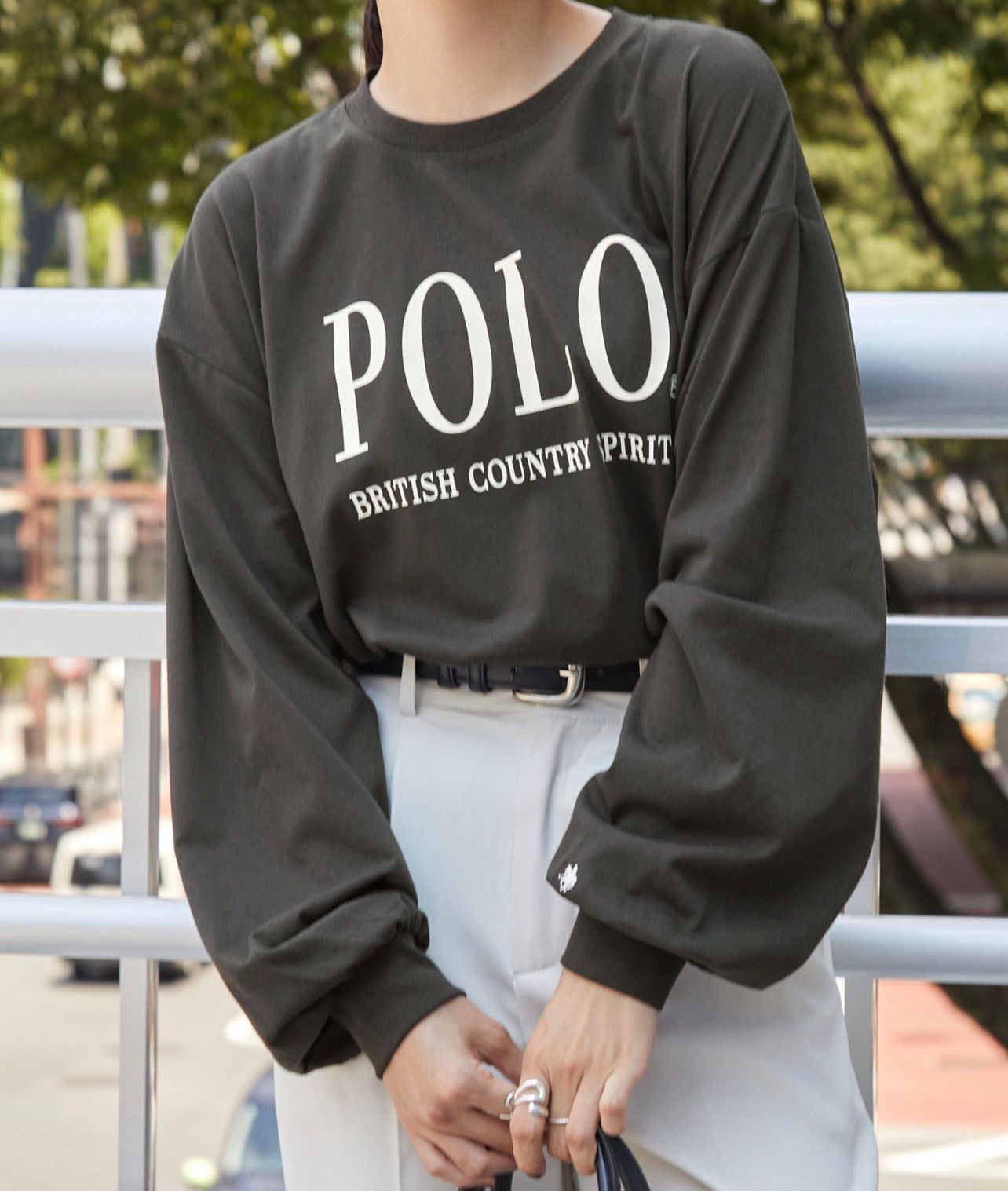 【預購】JN092901 POLO BCS logo印花長袖上衣