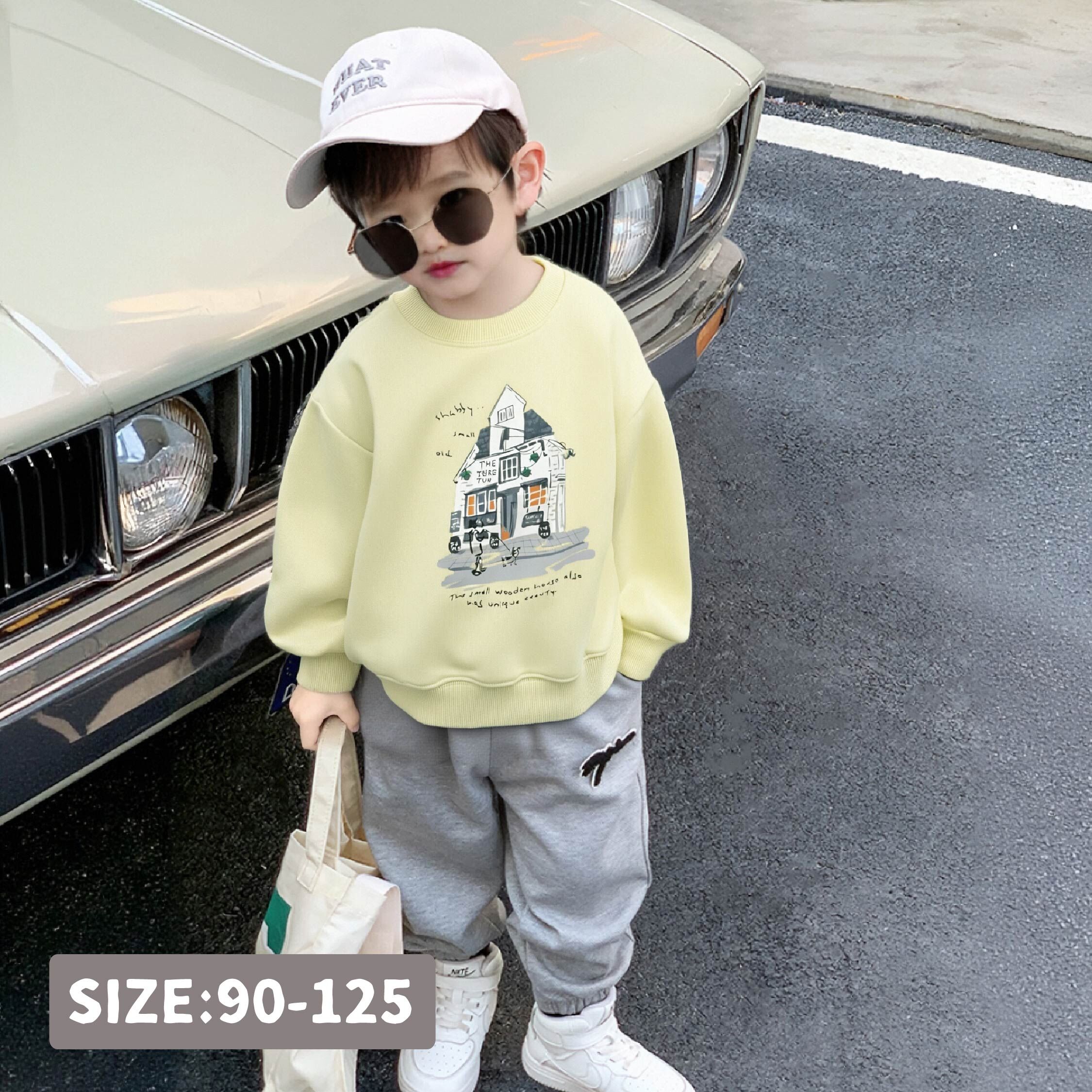 【H55216】美式藝術水彩風上衣＊二色