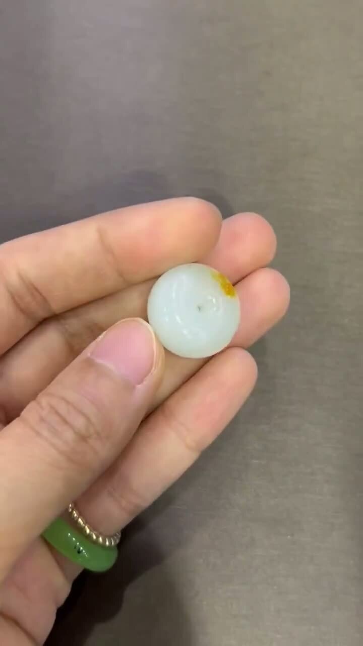 910741 和田玉籽料平安扣