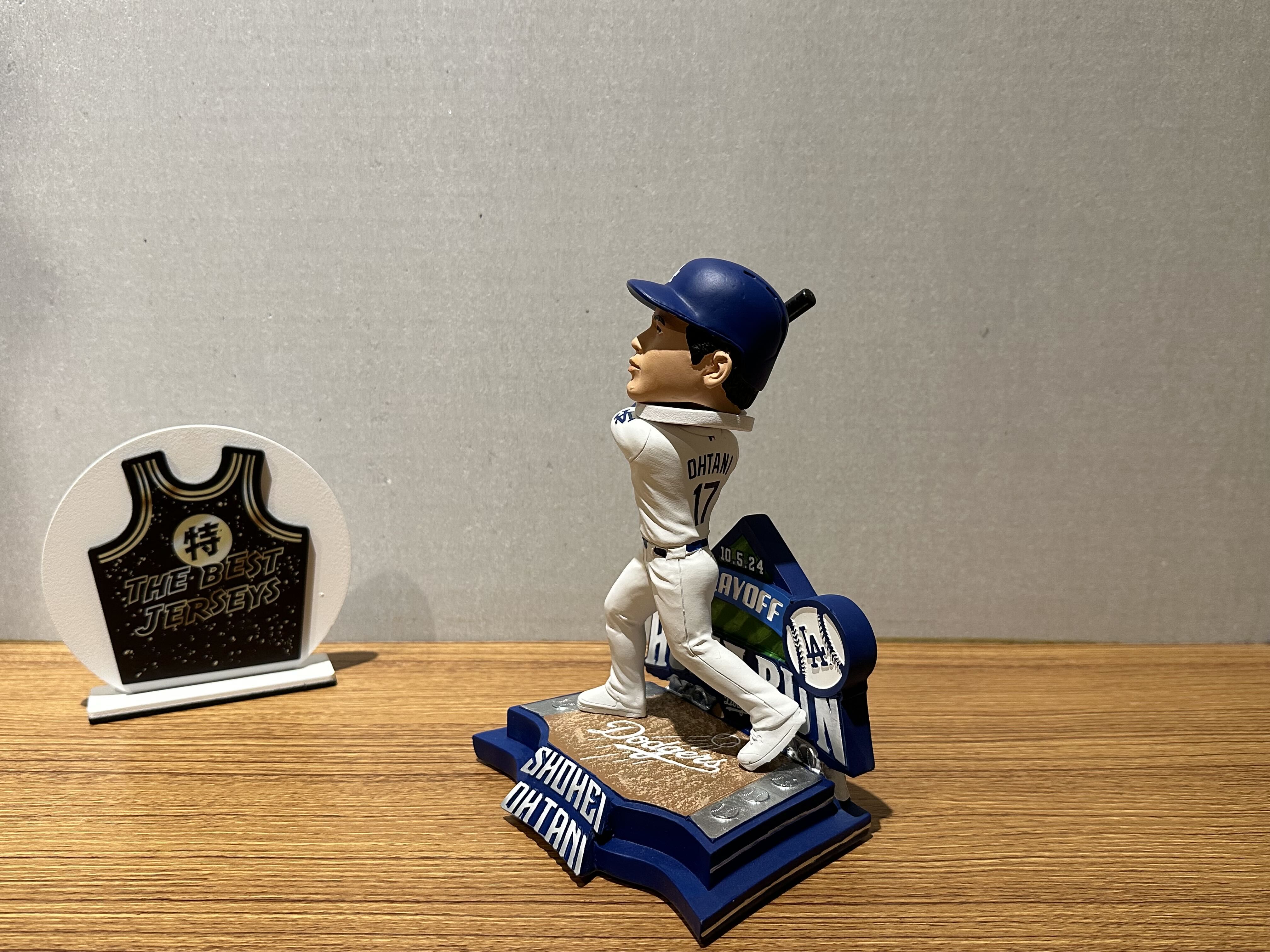 MLB公仔 Shohei Ohtani Los Angeles Dodgers First Career Playoff Home Run 洛杉磯道奇 季後賽首轟 公仔 Foco Bobblehead 搖頭娃娃 全新含盒裝 全球限量224組