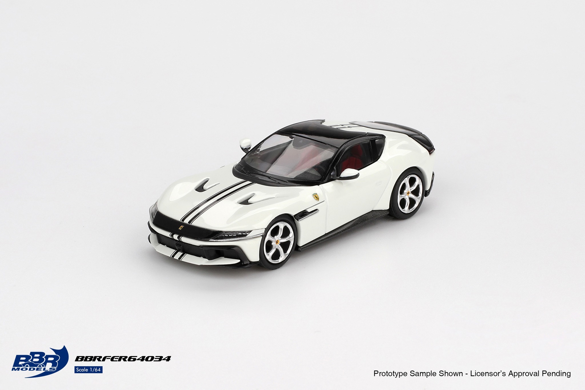 【預訂】BBR Models Ferrari 12 Cilindri Bianco Avus