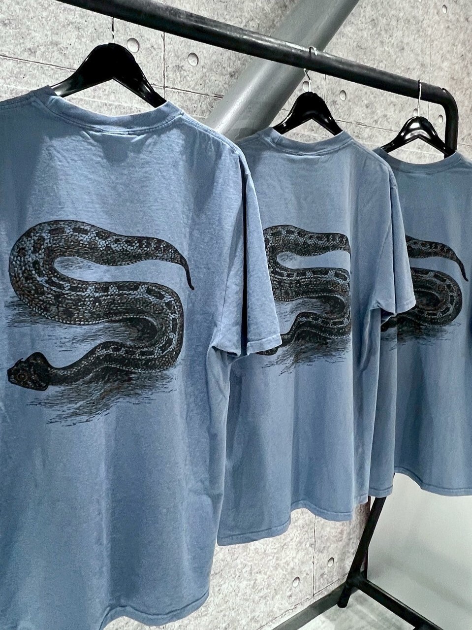 STUSSY SERPENT PIG DYED TEE 大蟒蛇 S Logo 短袖 T
