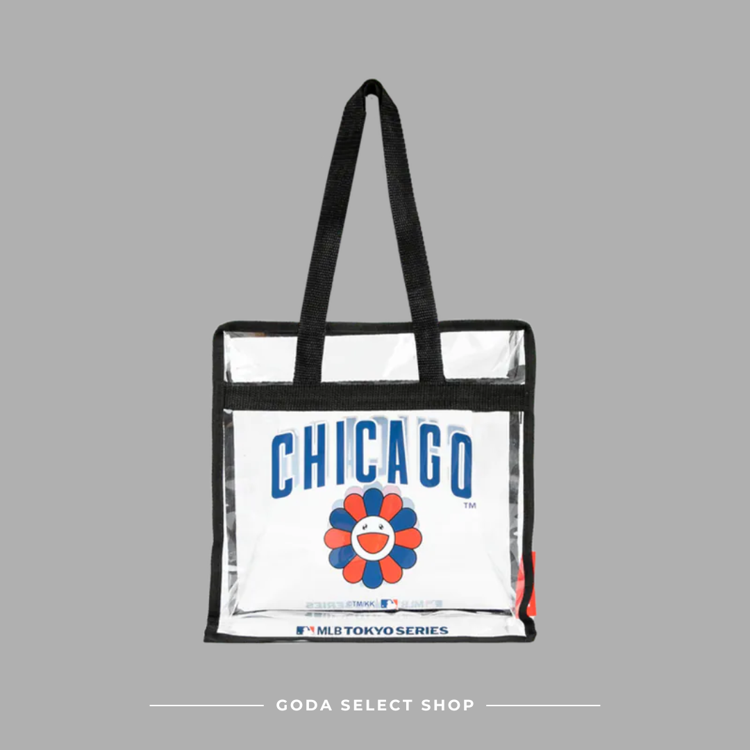 村上隆 Takashi Murakami × MLB 2025世界巡迴東京系列 芝加哥小熊隊 透明托特包