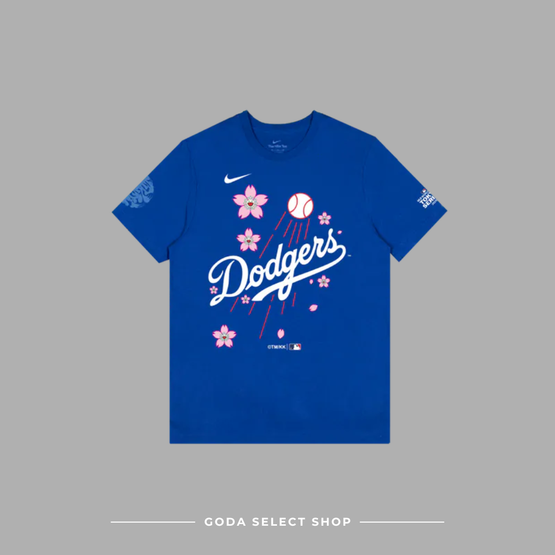 村上隆 Takashi Murakami × MLB 2025世界巡迴東京系列 道奇隊 藍色 短T