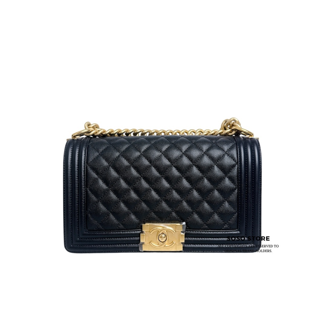 Chanel Boy 25 - Black / Ghw