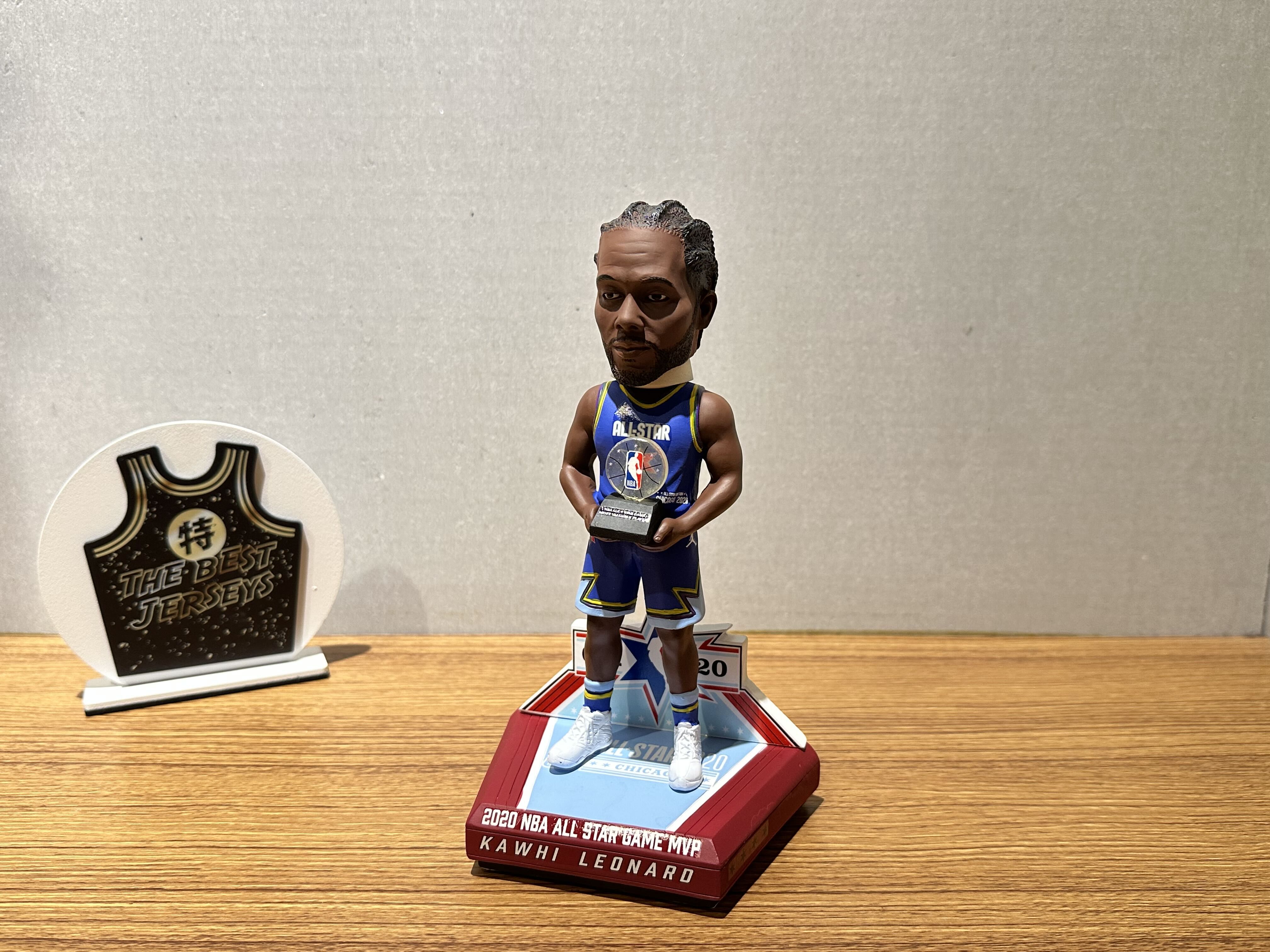 NBA公仔 Kawhi Leonard All Star Games 明星賽藍 MVP公仔 Foco Bobblehead 搖頭娃娃 全新含盒裝