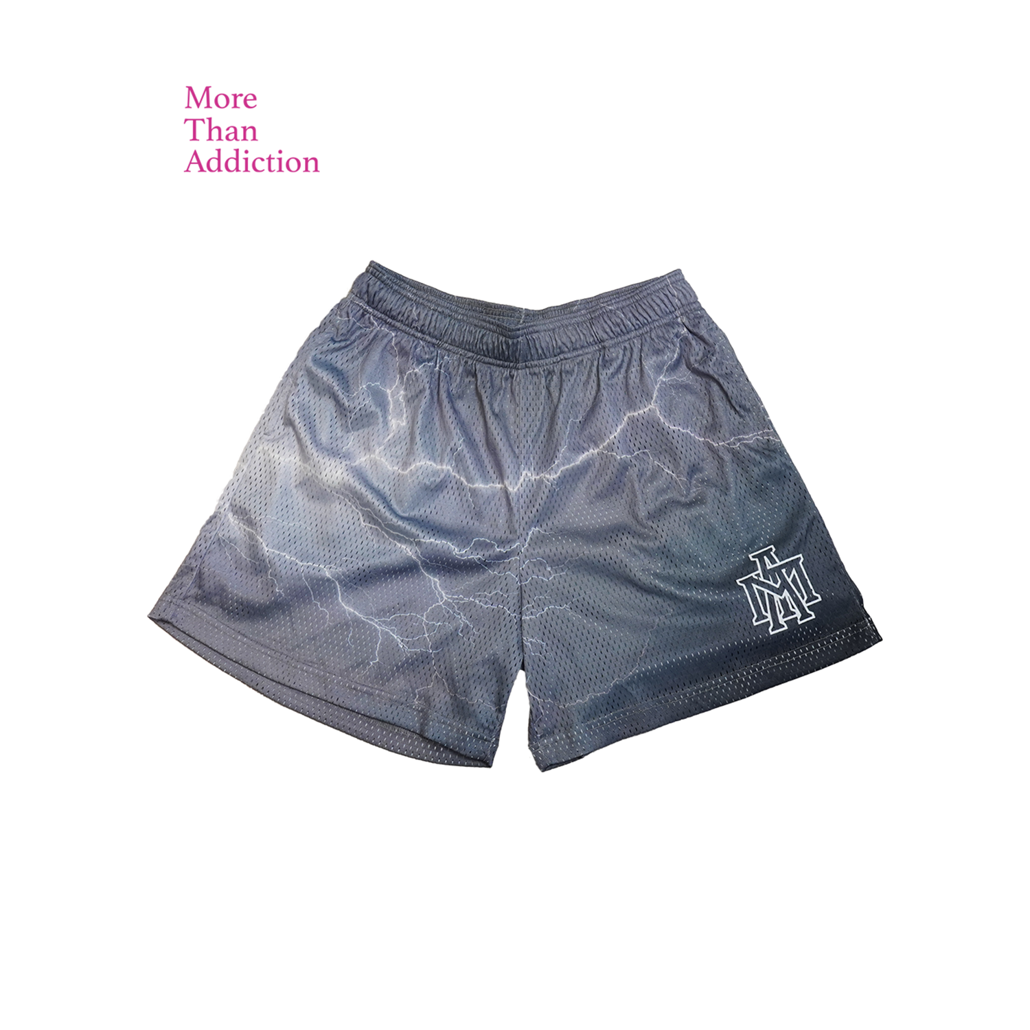 MTA Lightning Shorts 網布 閃電 短褲 灰白 MTA-45 [台灣現貨]