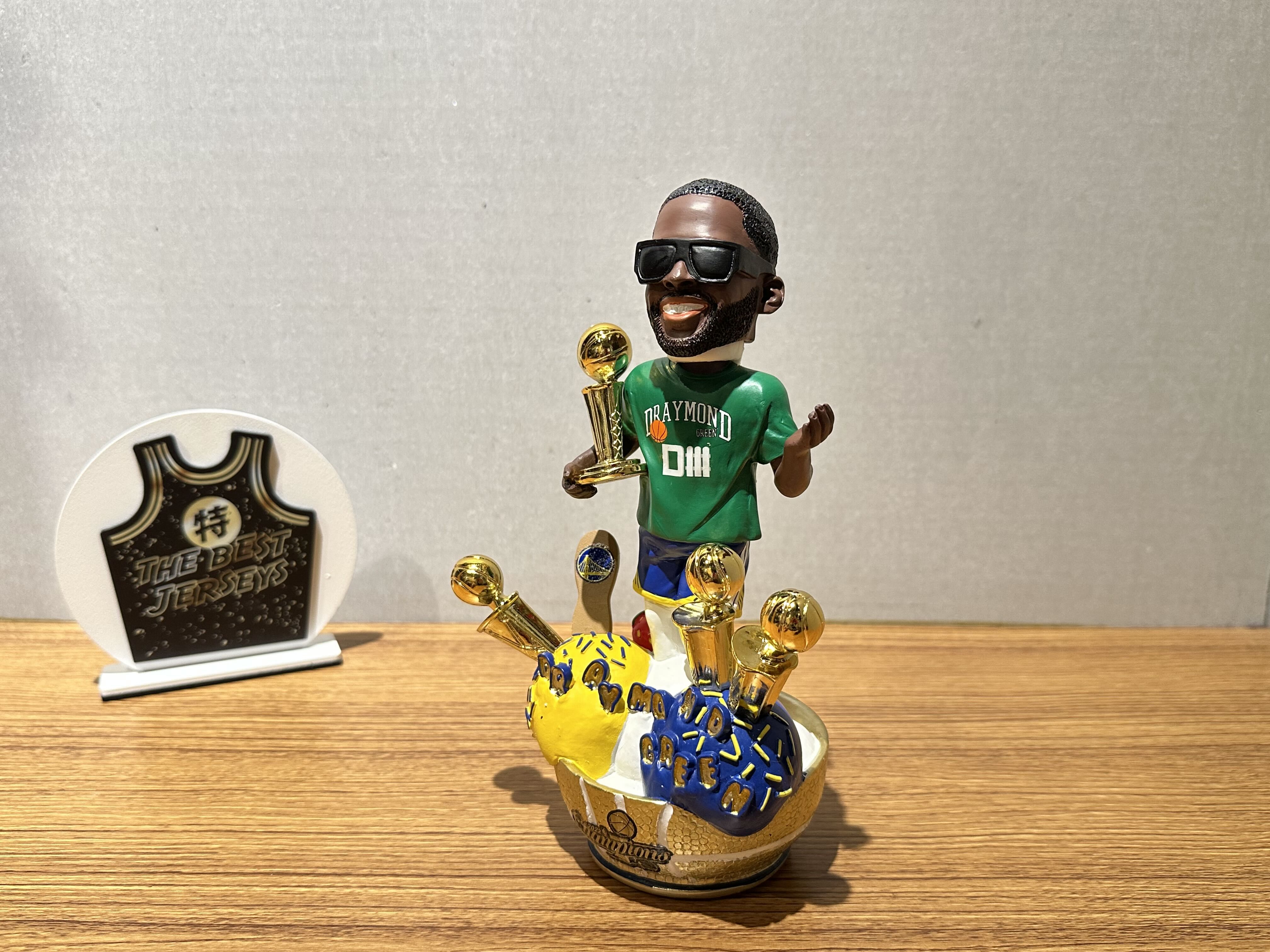 NBA公仔 Draymond Green Golden State Warriors Ice Cream 金州勇士 冠軍限定 冰淇淋 公仔 Foco Bobblehead 搖頭娃娃 全新含盒裝 全球限量72組