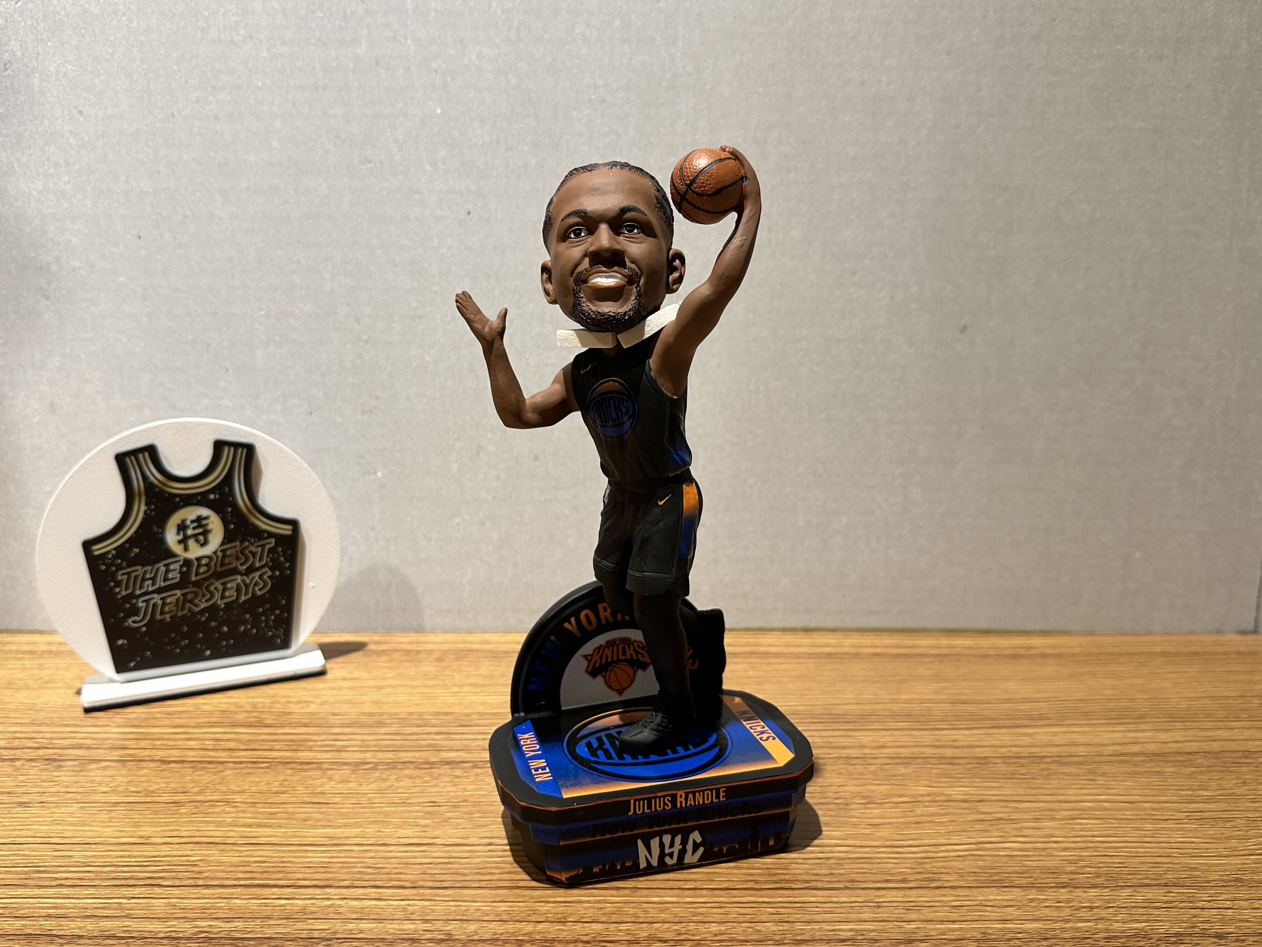 NBA公仔 Julius Randle New York Knicks 紐約尼克 單季限定 城市 公仔 Foco Bobblehead 搖頭娃娃 全新含盒裝