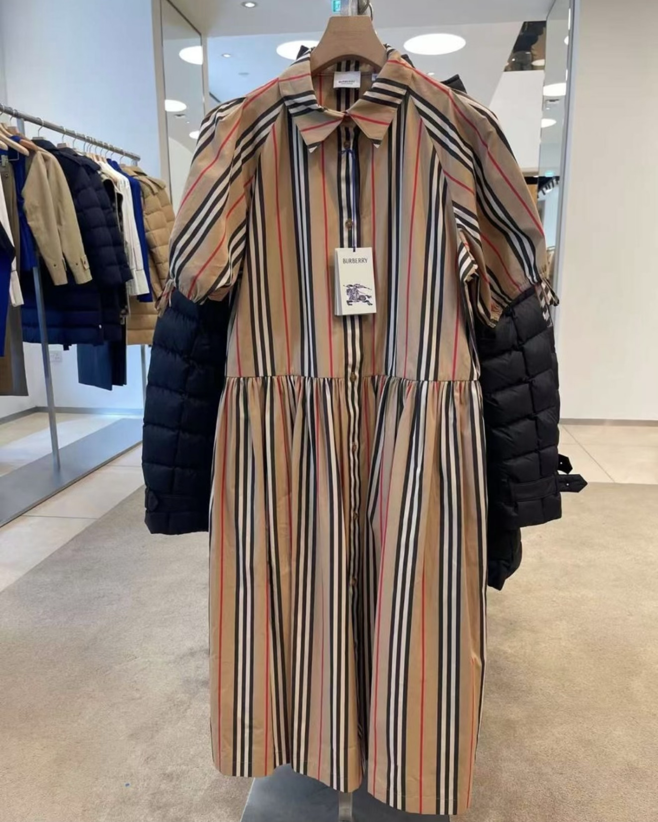 Burberry classic strips dress