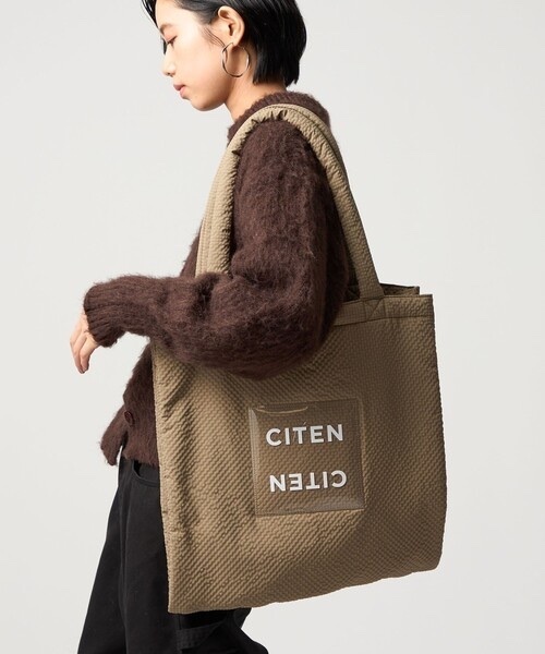 CITEN / Padded Clear Logo Tote Bag