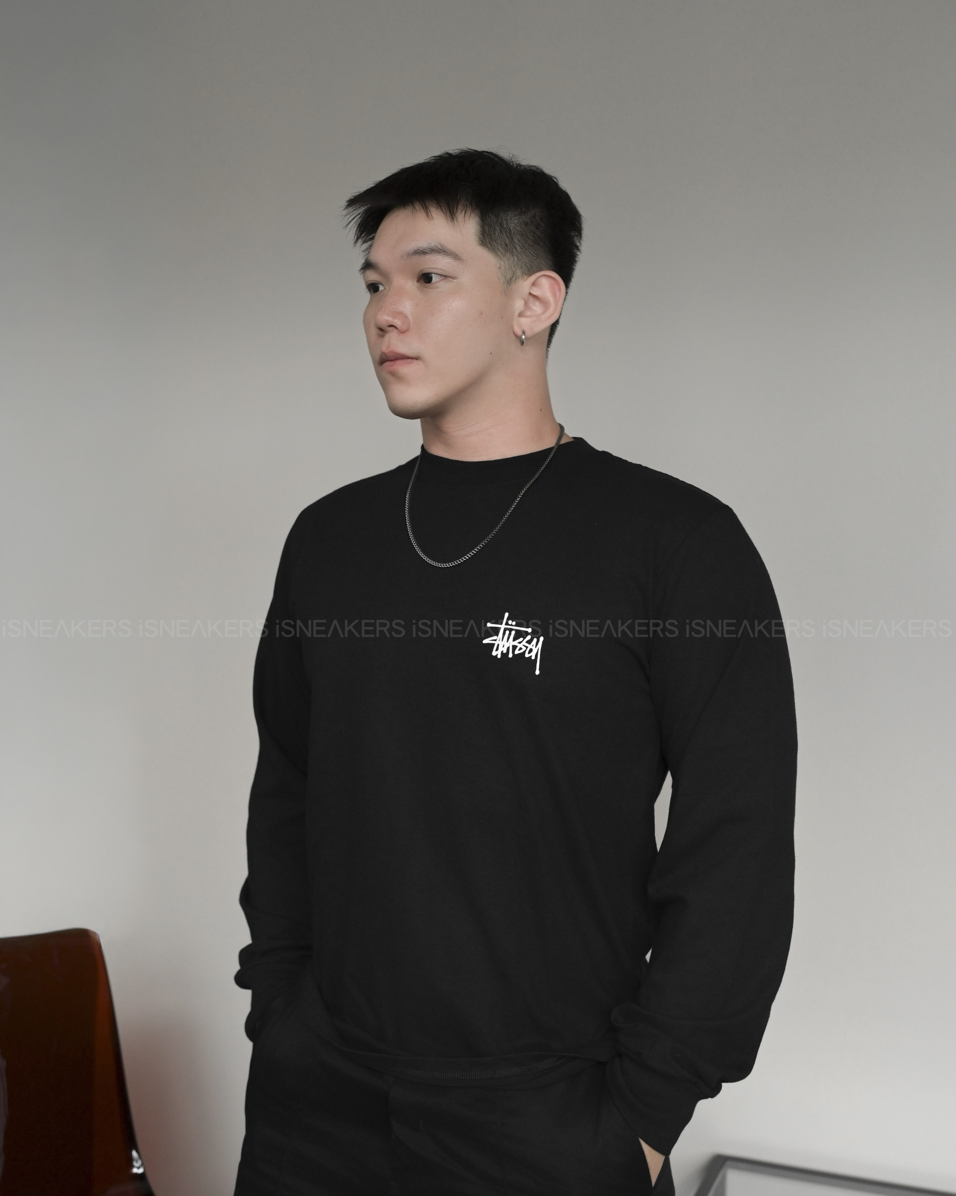 iSNEAKERS | Stussy Basic Ls Tee Pigment Dyed 薄長Tee