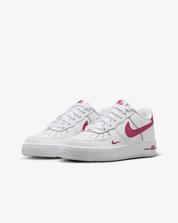 【預訂】 NIKE AIR FORCE 1 小剔白玫紅-GS