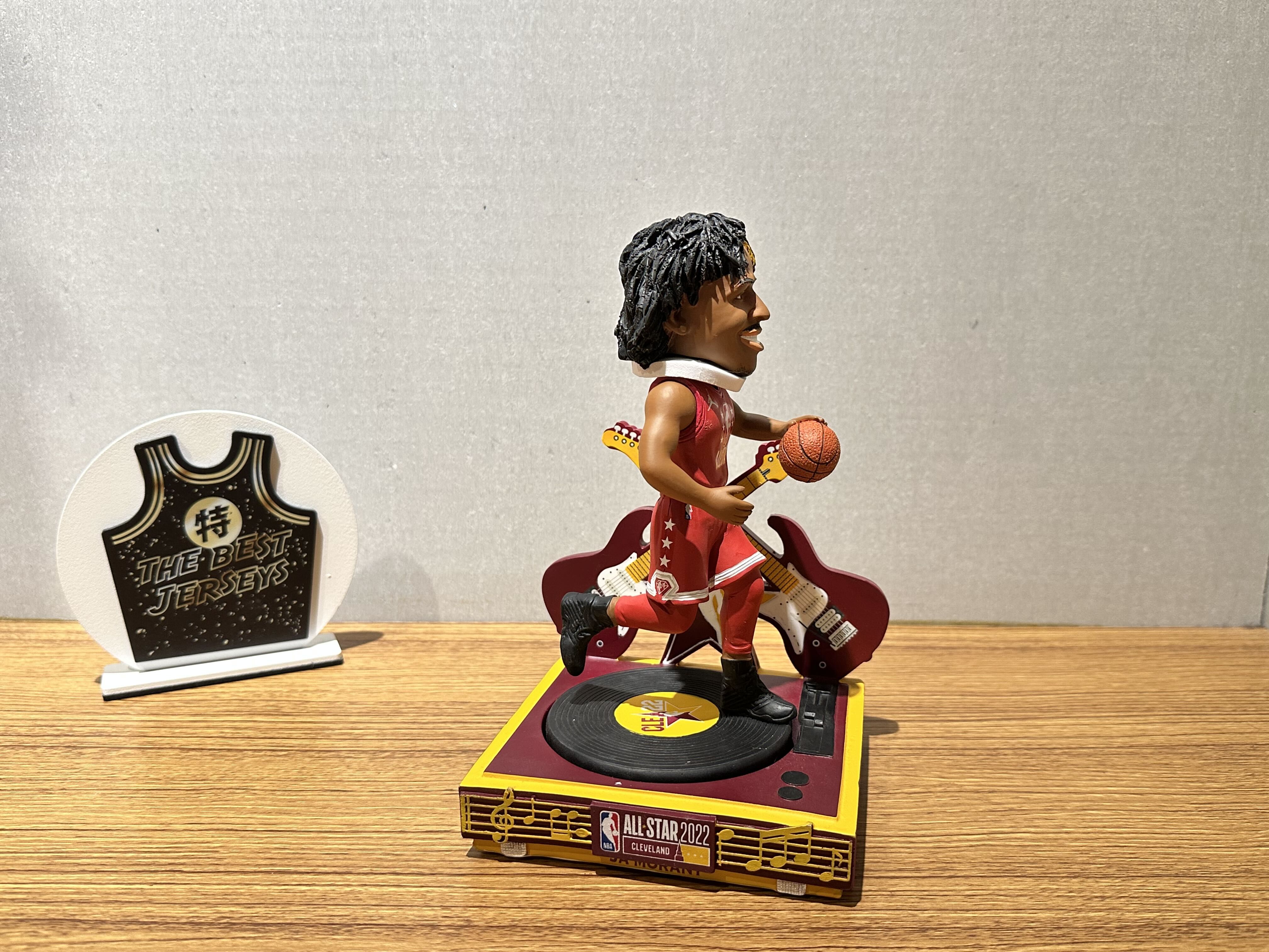 NBA公仔 Ja Morant All Star Games 明星賽紅 碟盤 公仔 Foco Bobblehead 搖頭娃娃 全新含盒裝