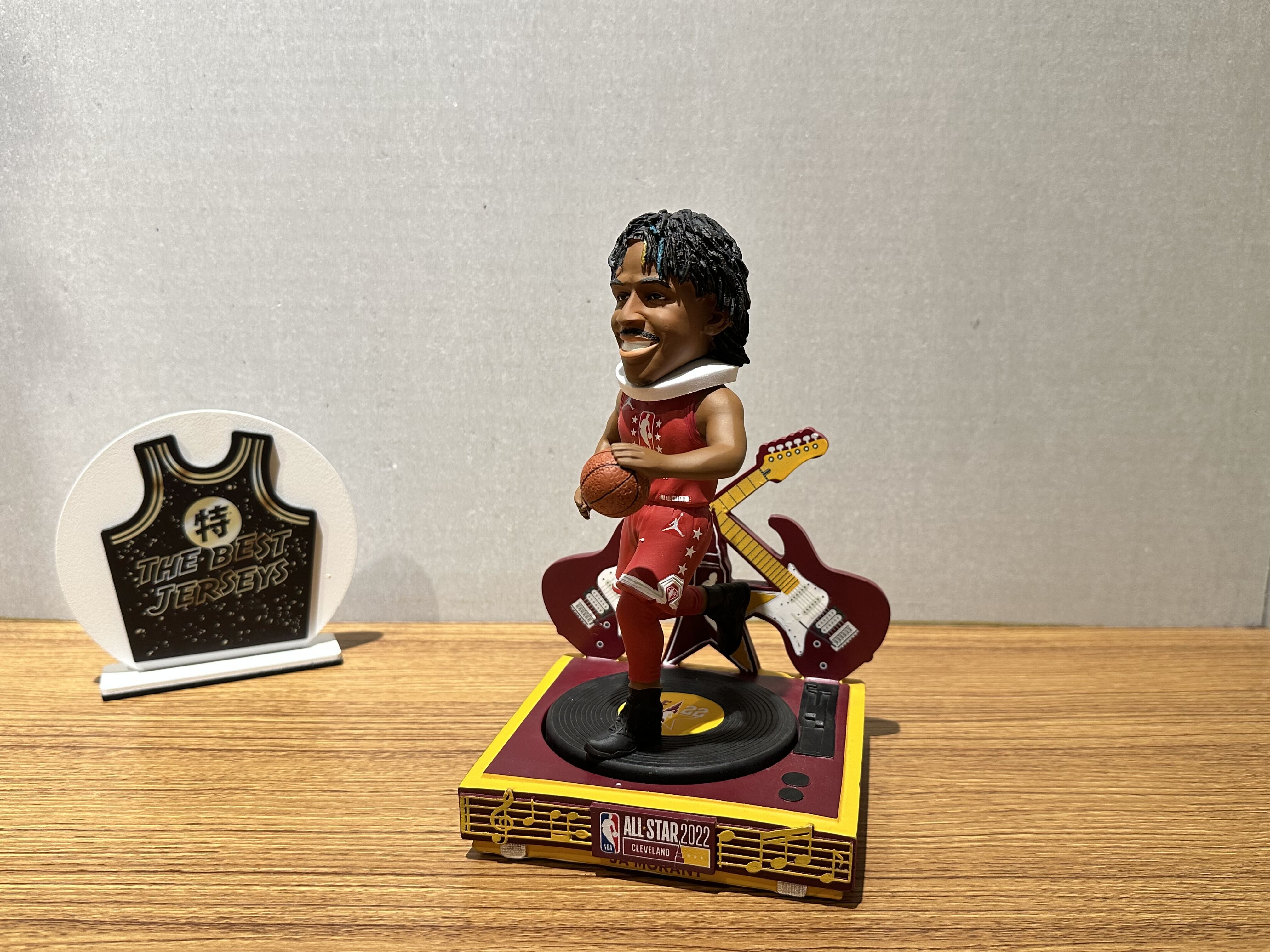 NBA公仔 Ja Morant All Star Games 明星賽紅 碟盤 公仔 Foco Bobblehead 搖頭娃娃 全新含盒裝