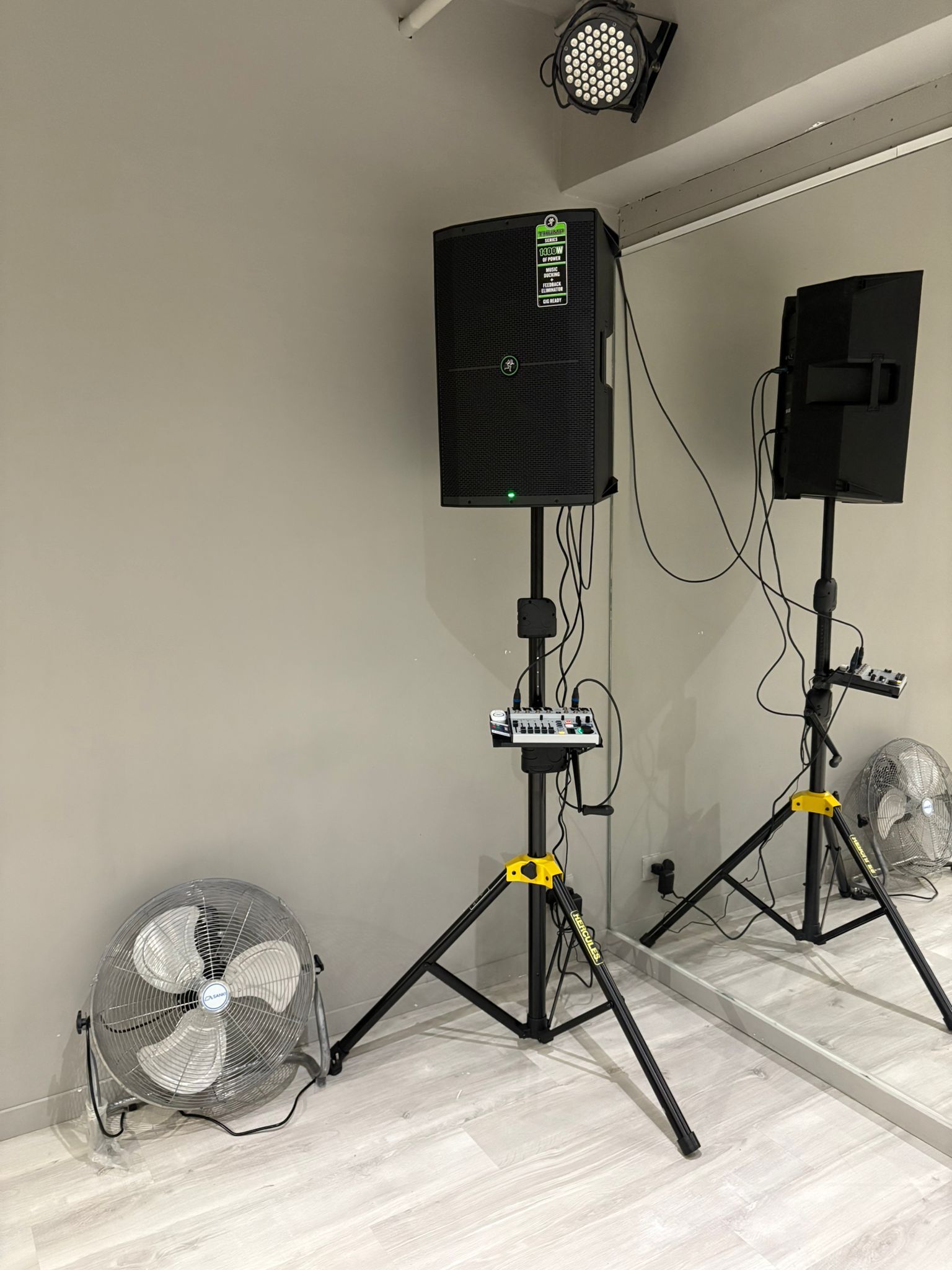 音響安裝﹕2000呎排舞室