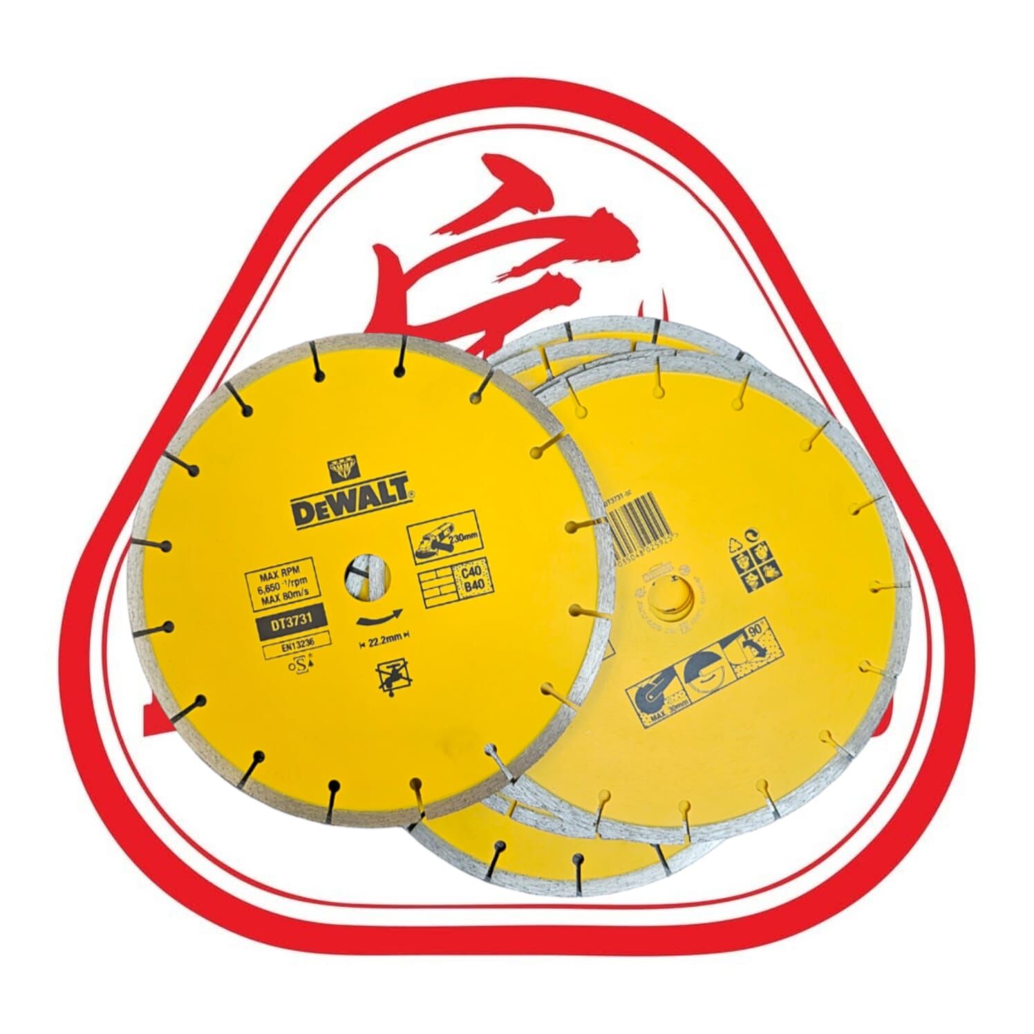 Dewalt 得偉 9"石碟