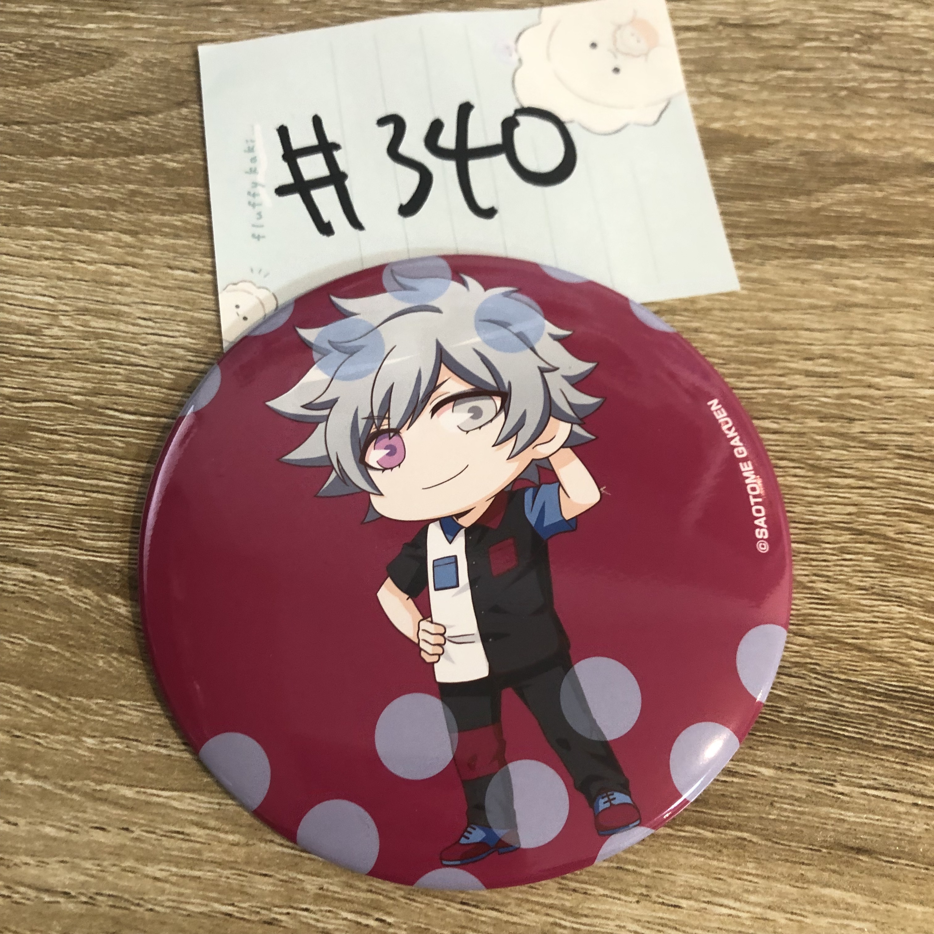 歌之王子殿下 蘭丸 襟章#340