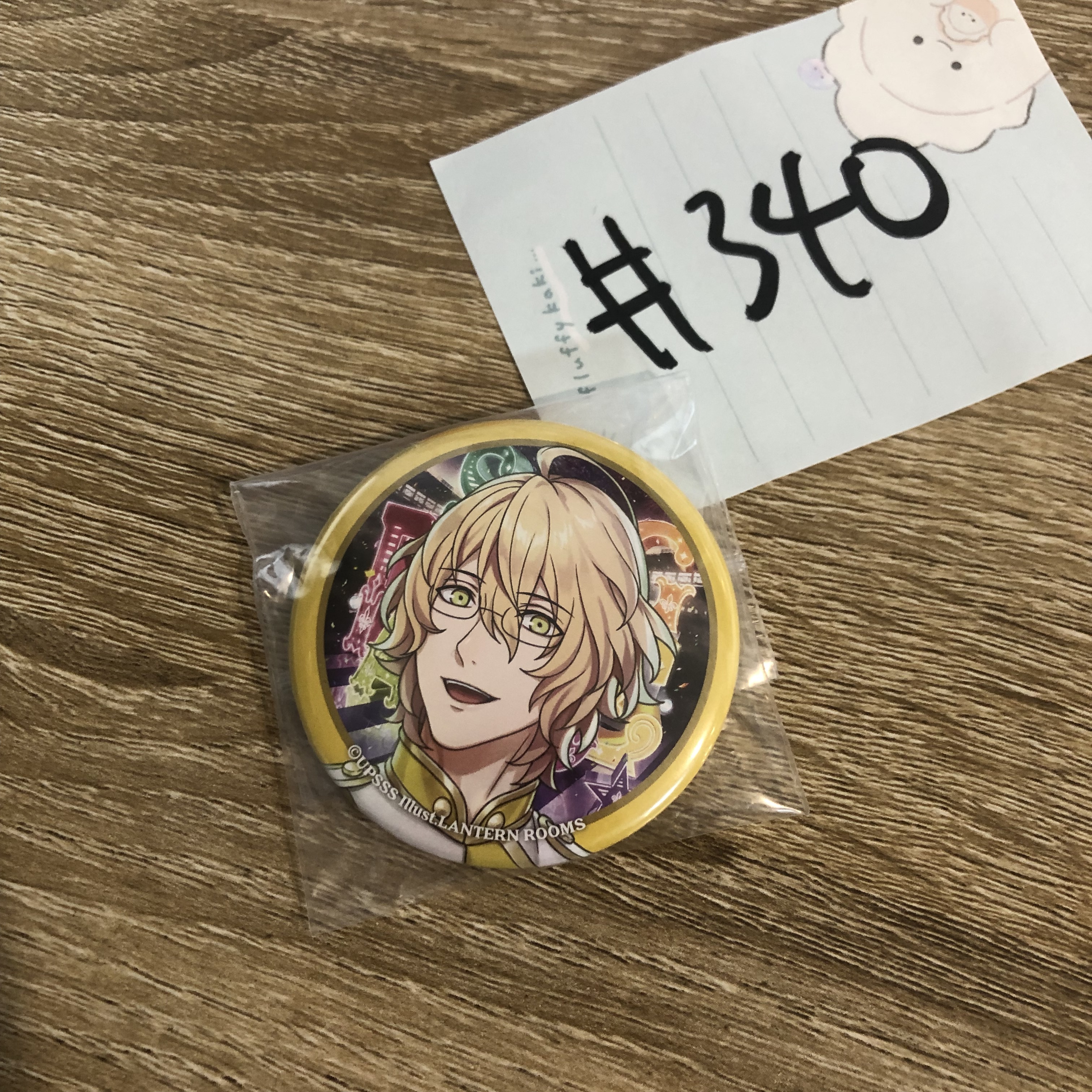 歌之王子殿下 那月 襟章#340