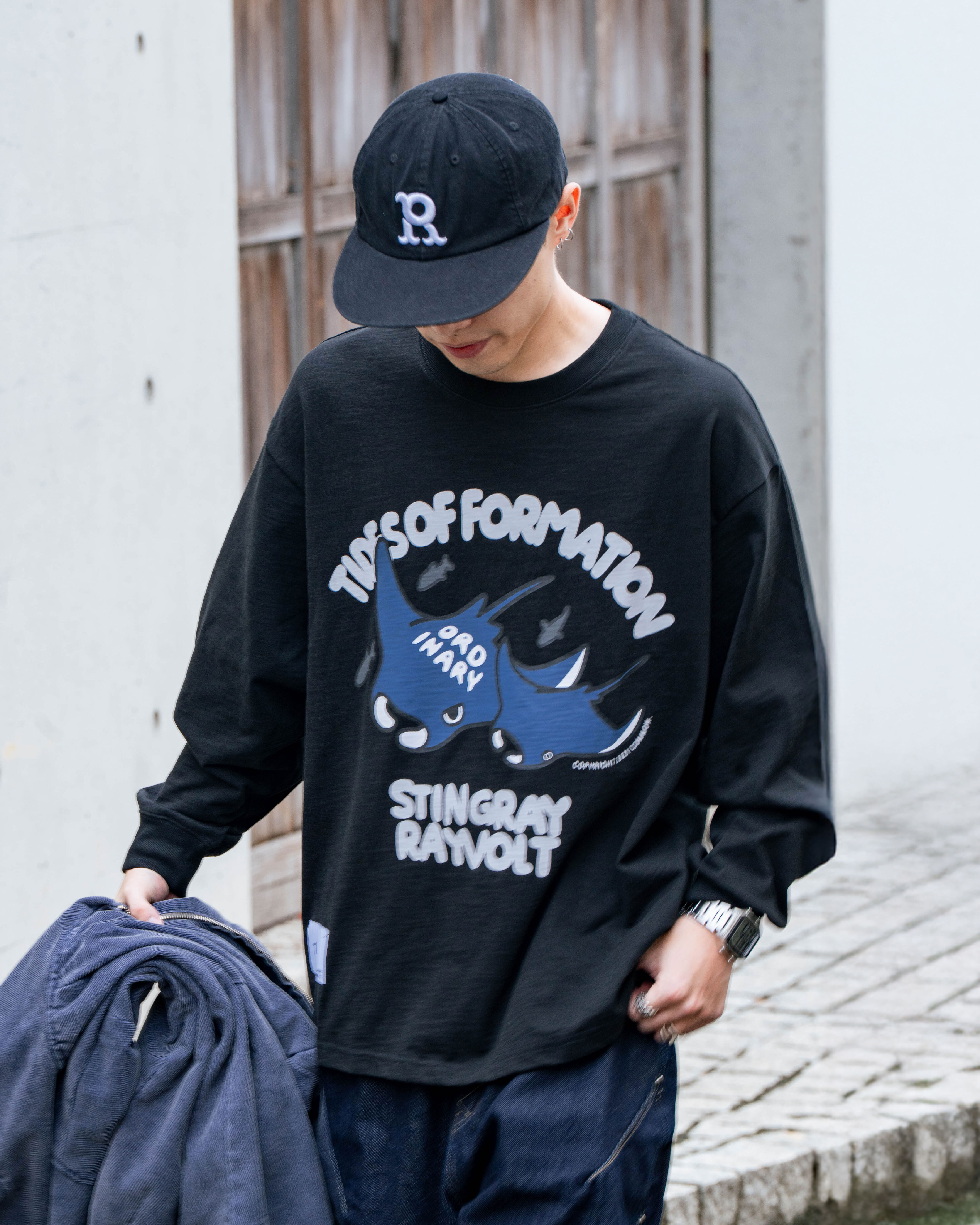 Ordinary 美式魟魚LOGO長Tee