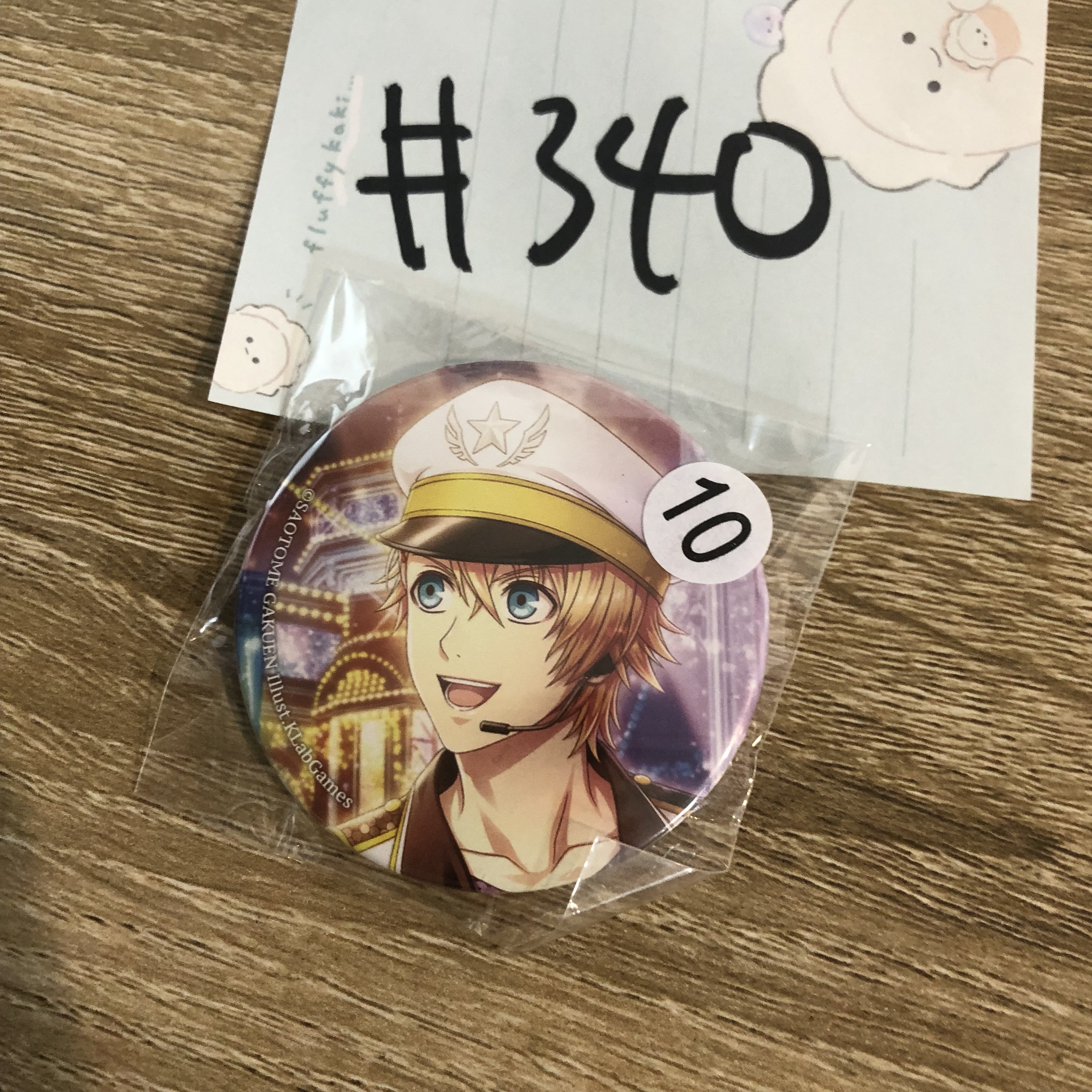 歌之王子殿下 翔 襟章#340