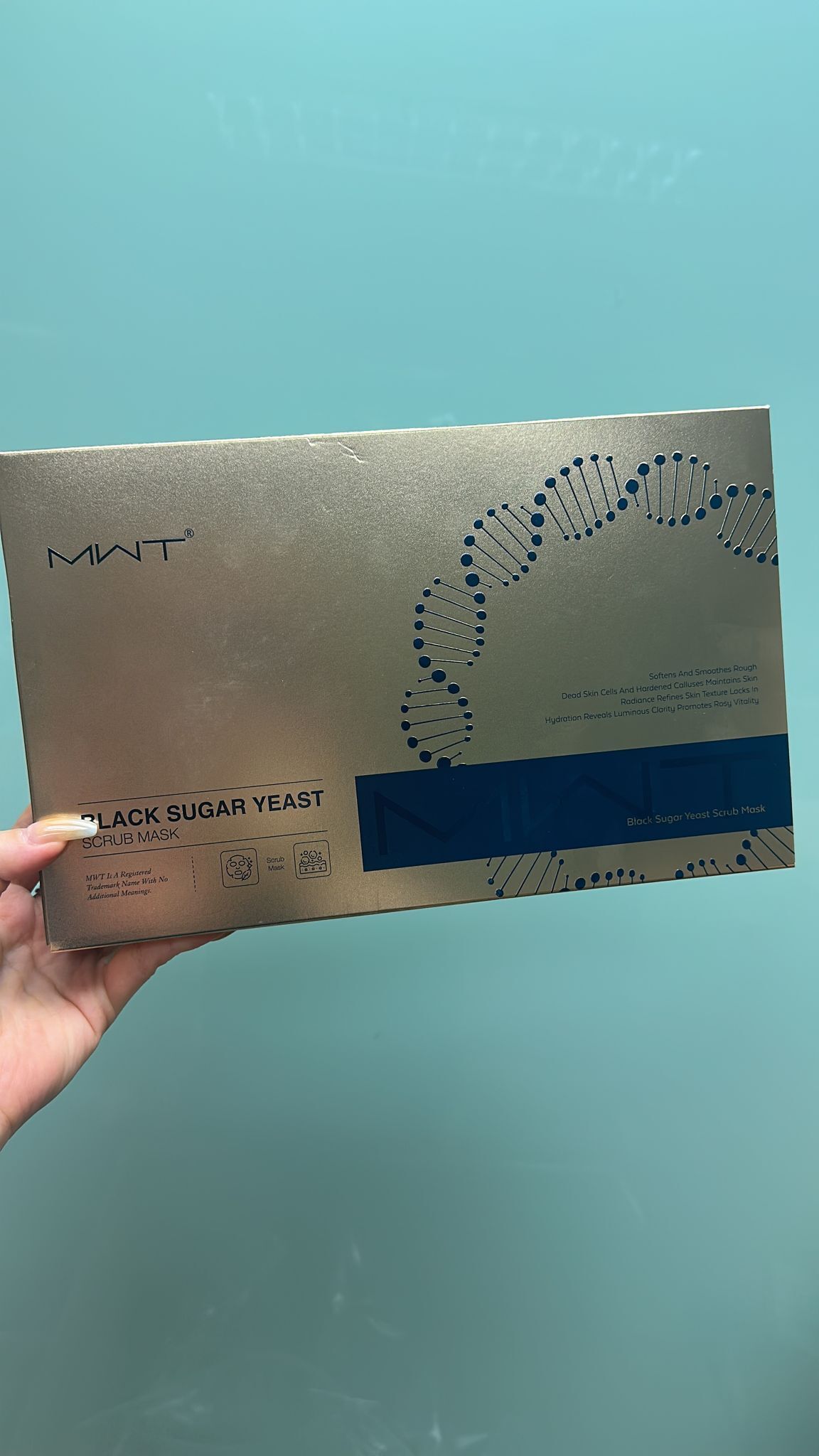 (1974)MWT- 黑糖酵母磨砂面膜 - 小馬達 (10mlx6支)