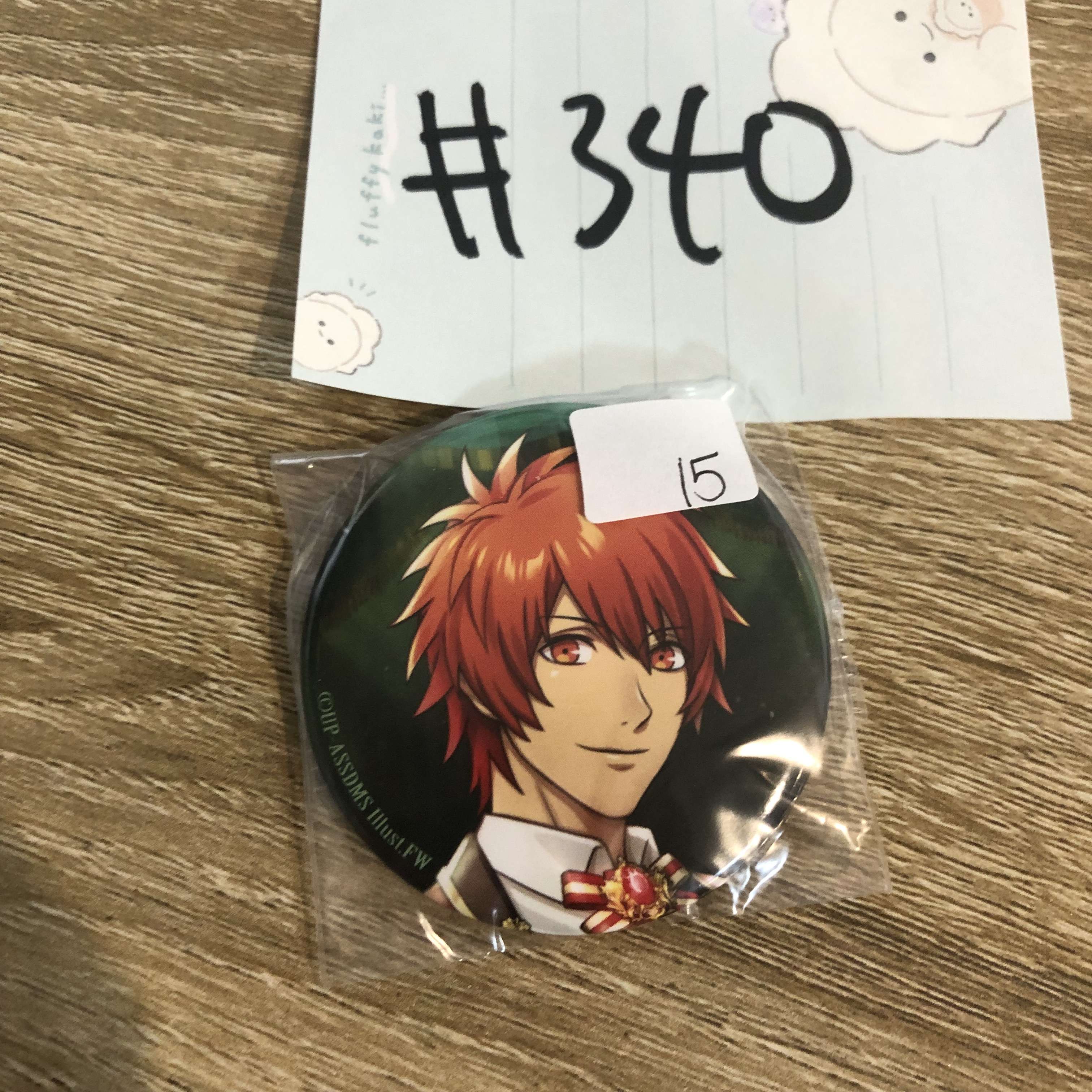 歌之王子殿下 音也  襟章#340