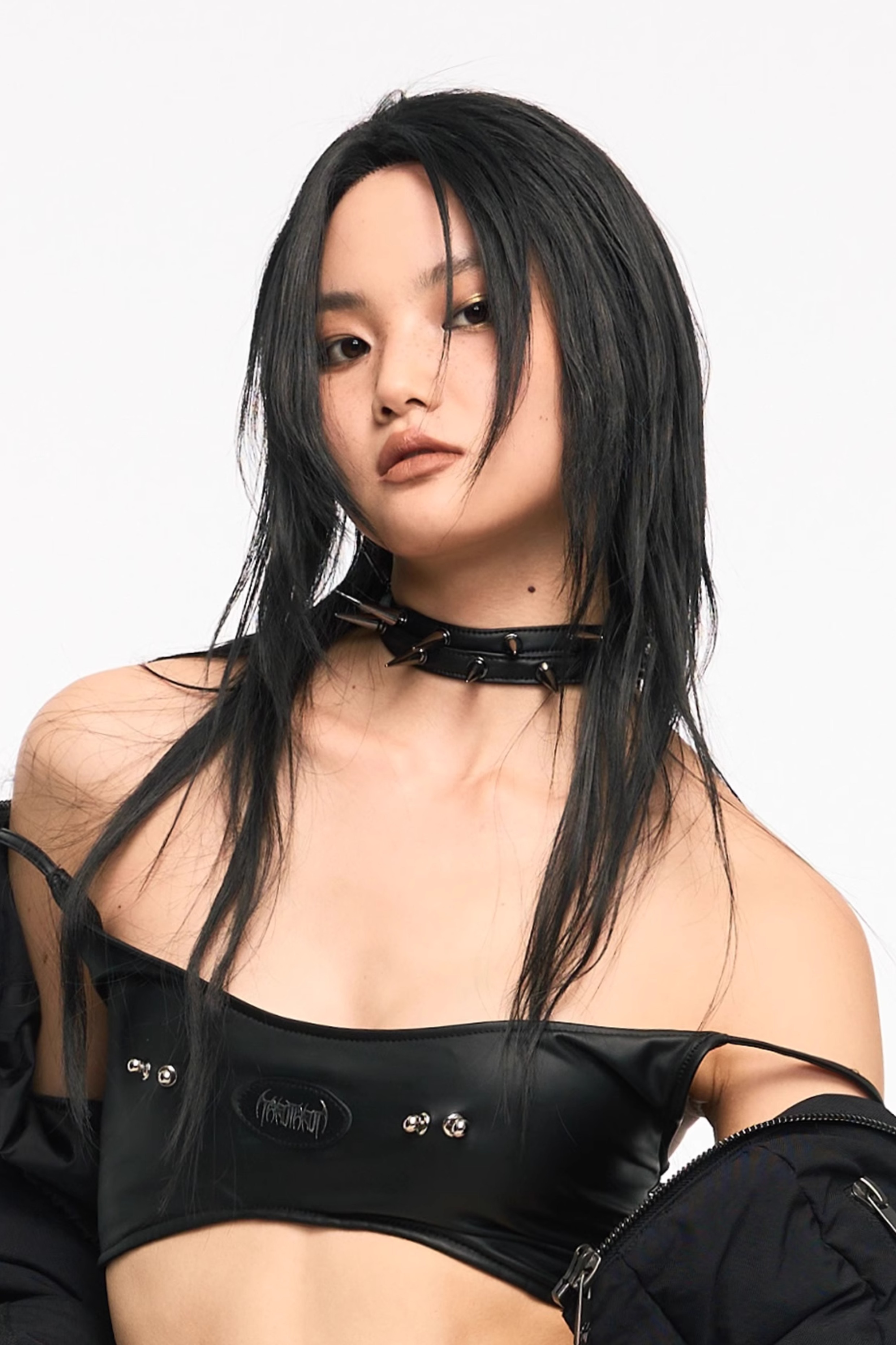 TAROTAROT 皮革 尖鉚釘項圈