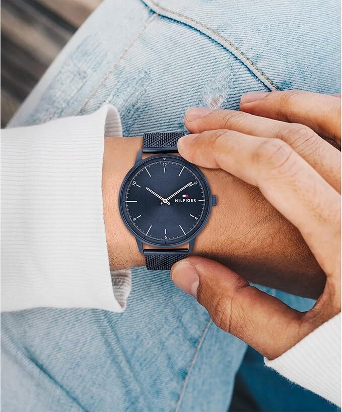 [S] TOMMY HILFIGER BLUE HENDRIX WATCH, 885997420334 (SZZ583)