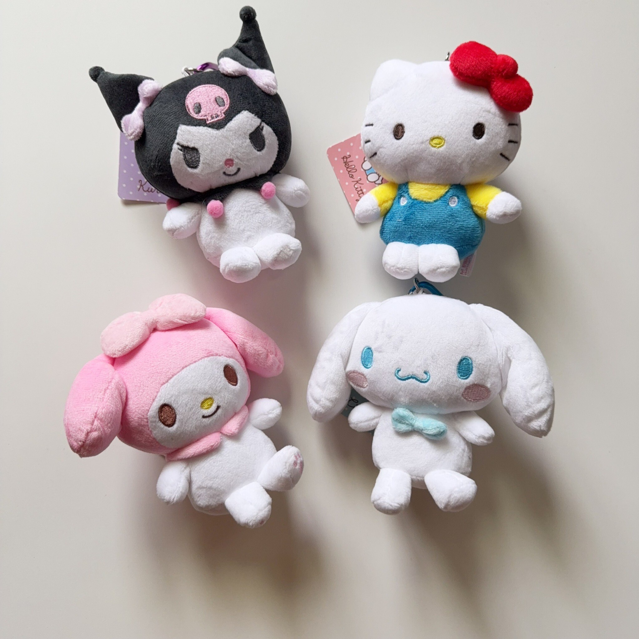 Sanrio 日本限定 Hello Kitty 酷洛米 凱蒂貓 愛心扣 吊飾 鑰匙圈 小包