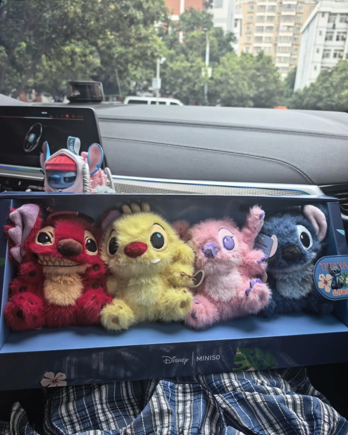 MINISO 迪士尼 史迪奇 六手七彩 公仔套裝(4隻)