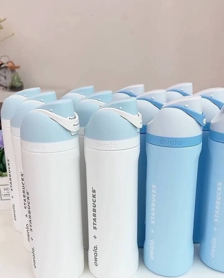 【現貨】韓國限定 Starbucks 星巴克 x Owala x Stanley夏日海洋聯名系列 吸管杯 無尾熊杯 藍白漸層 共4款