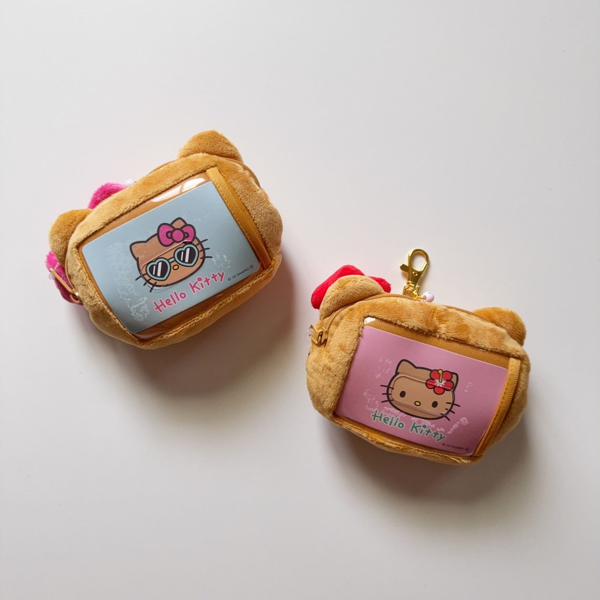 Sanrio 日本限定 夏威夷 曬黑 度假風 Hello Kitty 吊飾 鑰匙圈 卡夾 收納包 小包