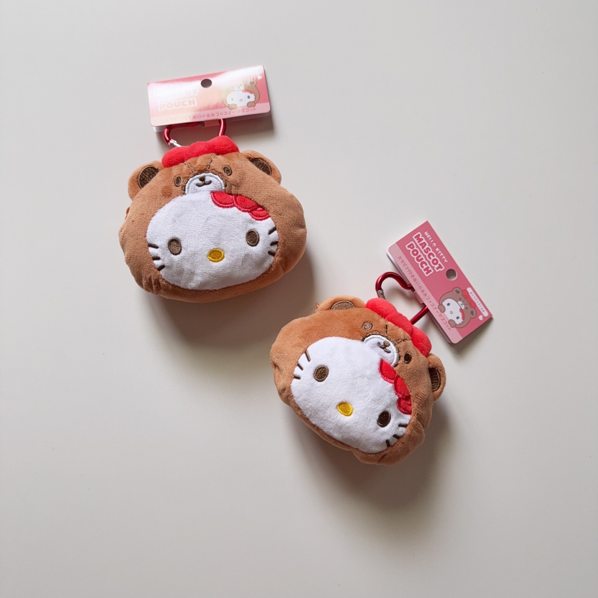 Sanrio 日本限定 熊造型 Hello Kitty 渡假風 凱蒂貓 收納包 零錢包 小包 小物收納