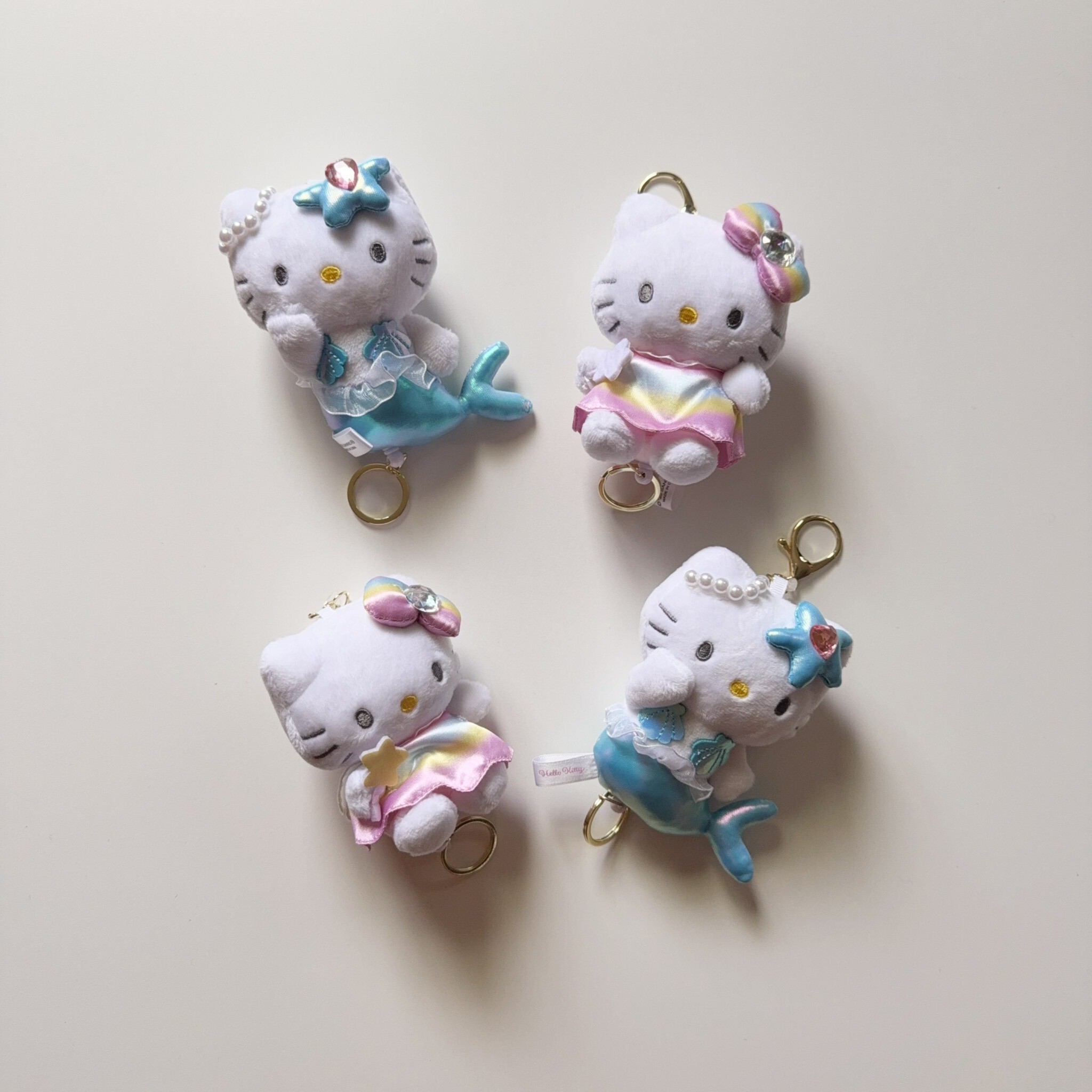 Sanrio 日本限定 Hello Kitty 花仙子 珍珠人魚 凱蒂貓 三麗鷗 吊飾 鑰匙圈