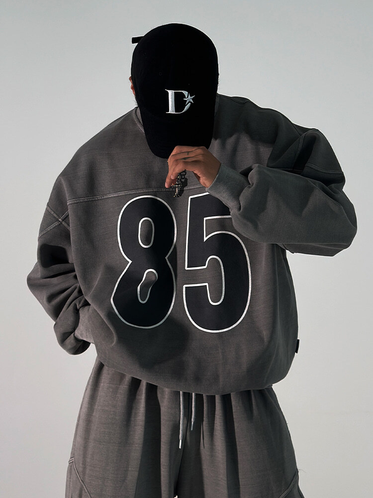 Pigment 85橄欖球衣大學T