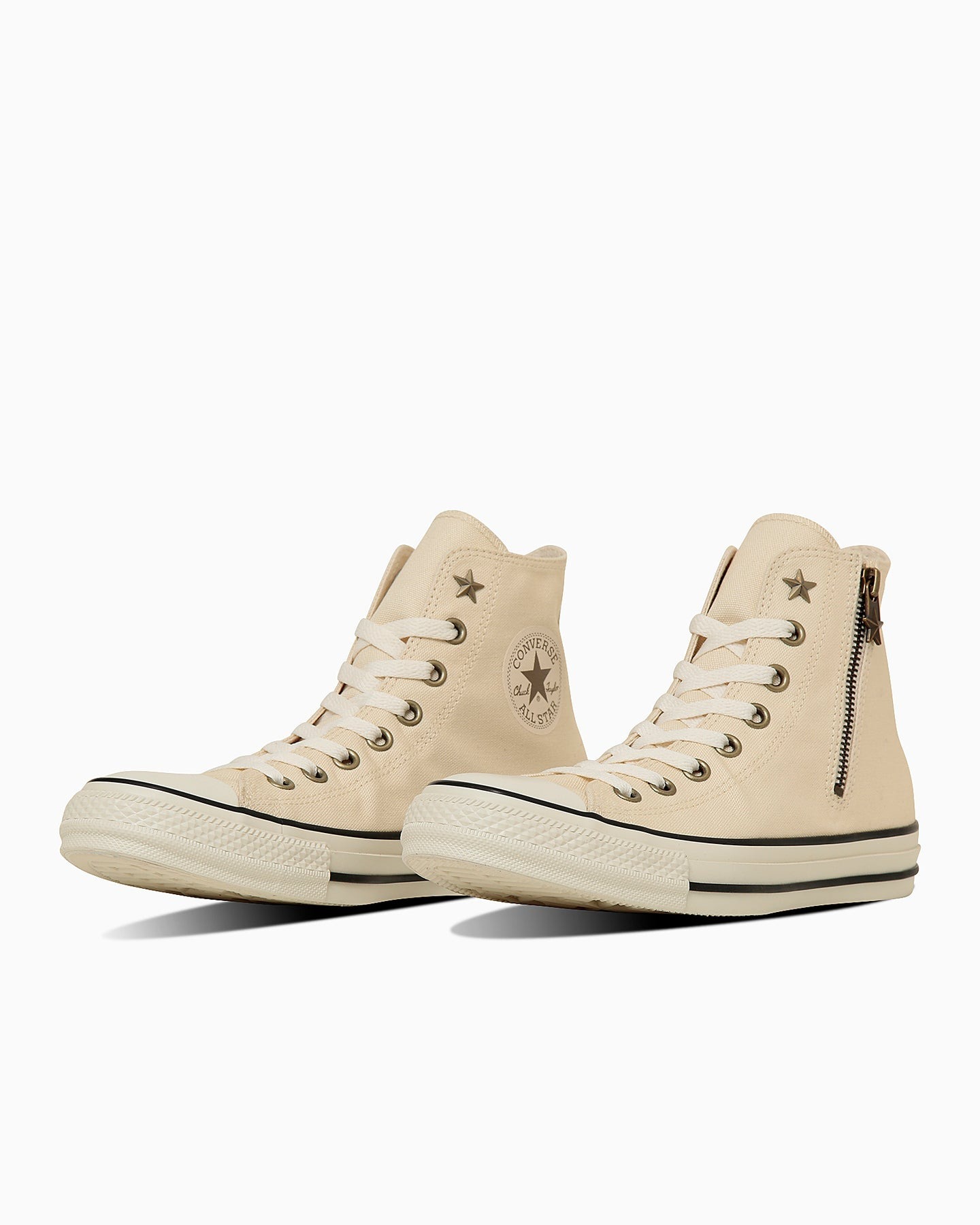 預購┃CONVERSE ALL STAR STARZIP HI 星星 拉鍊 米白 高筒