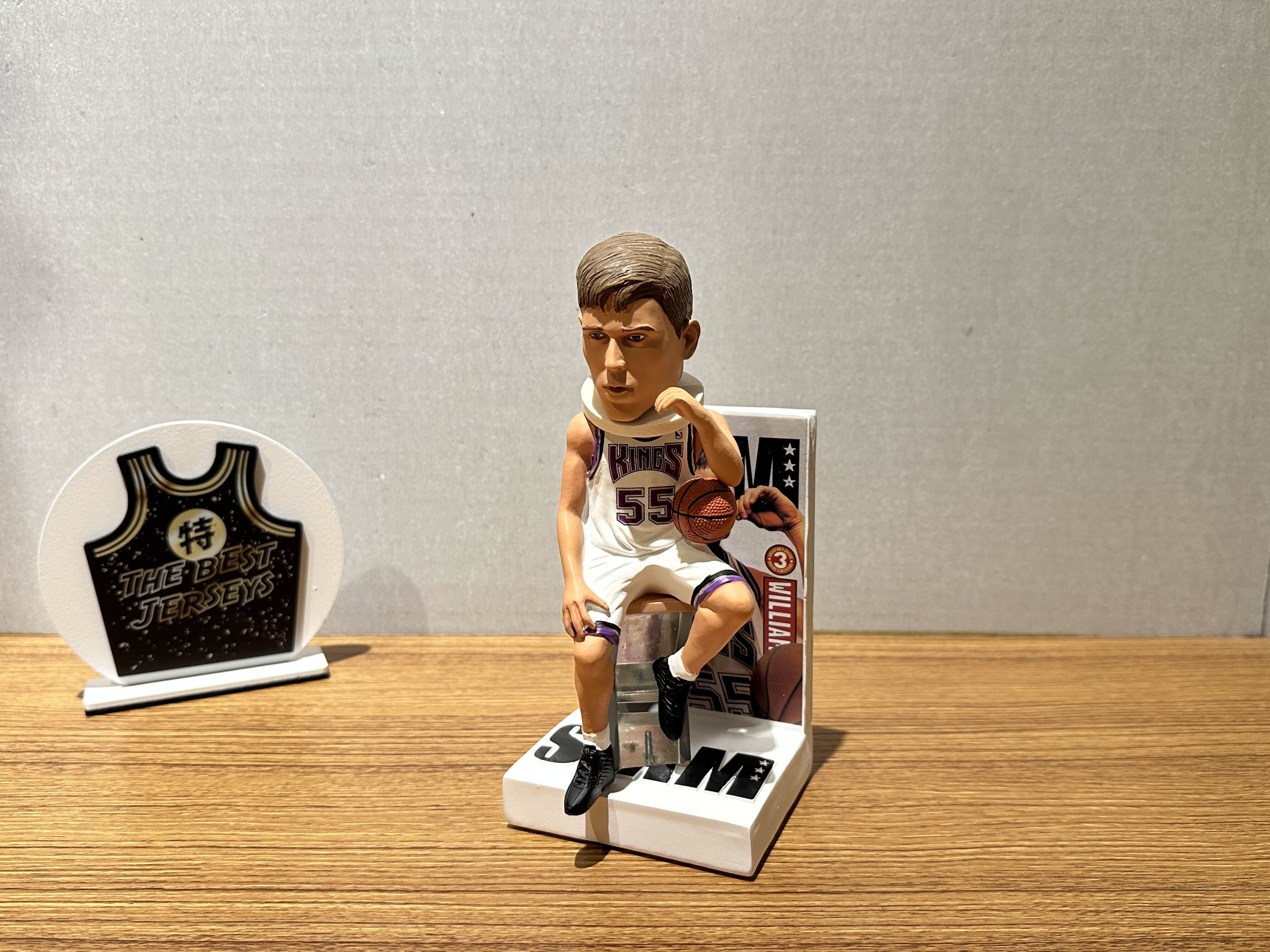 NBA公仔 Jason Williams Sacramento Kings 沙加緬度國王 雜誌封面 公仔 白巧克力 Foco Bobblehead 搖頭娃娃 全新含盒裝