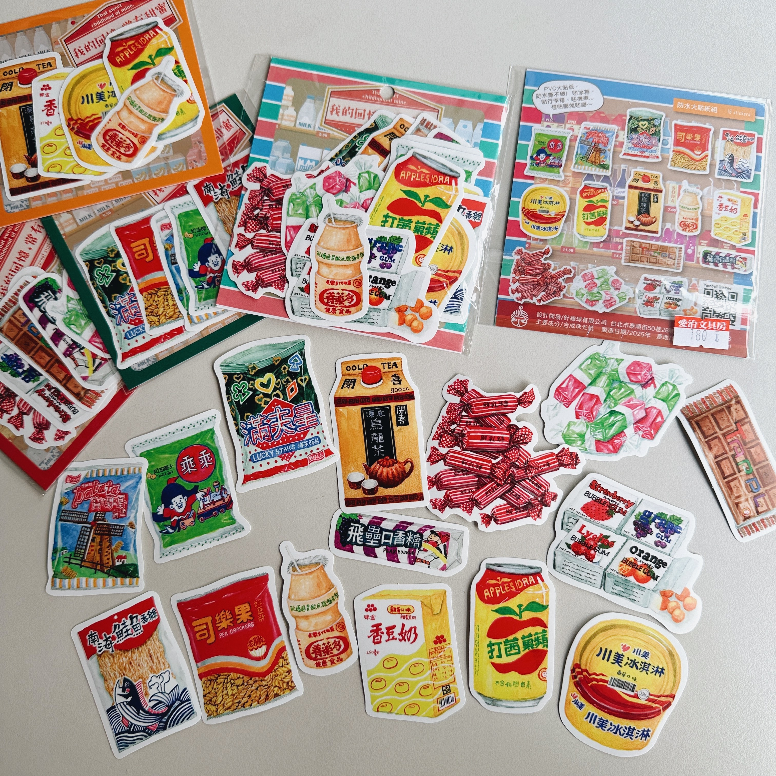 我的回憶，常有甜蜜 18入貼紙｜針線球