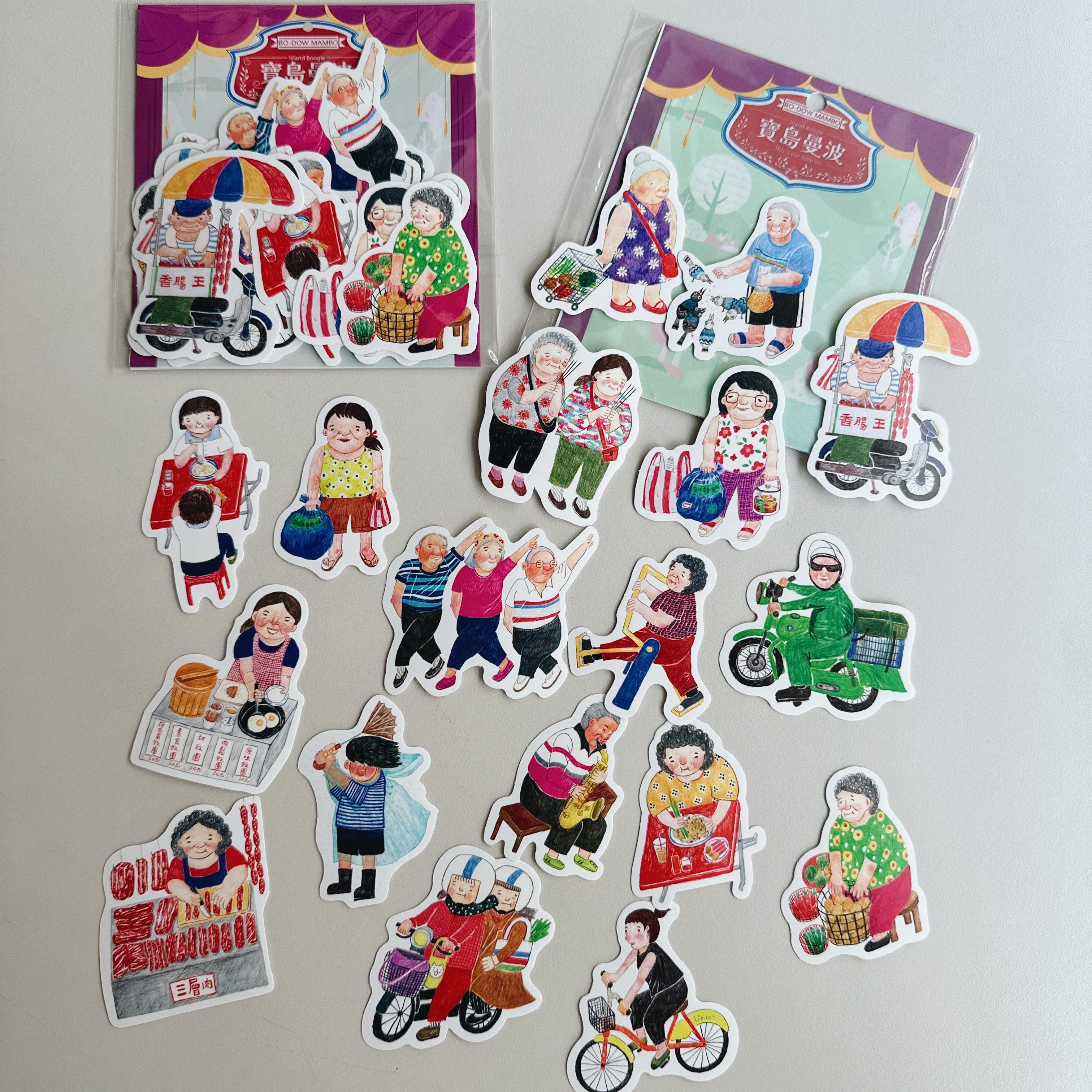 台灣曼波 18入貼紙｜針線球