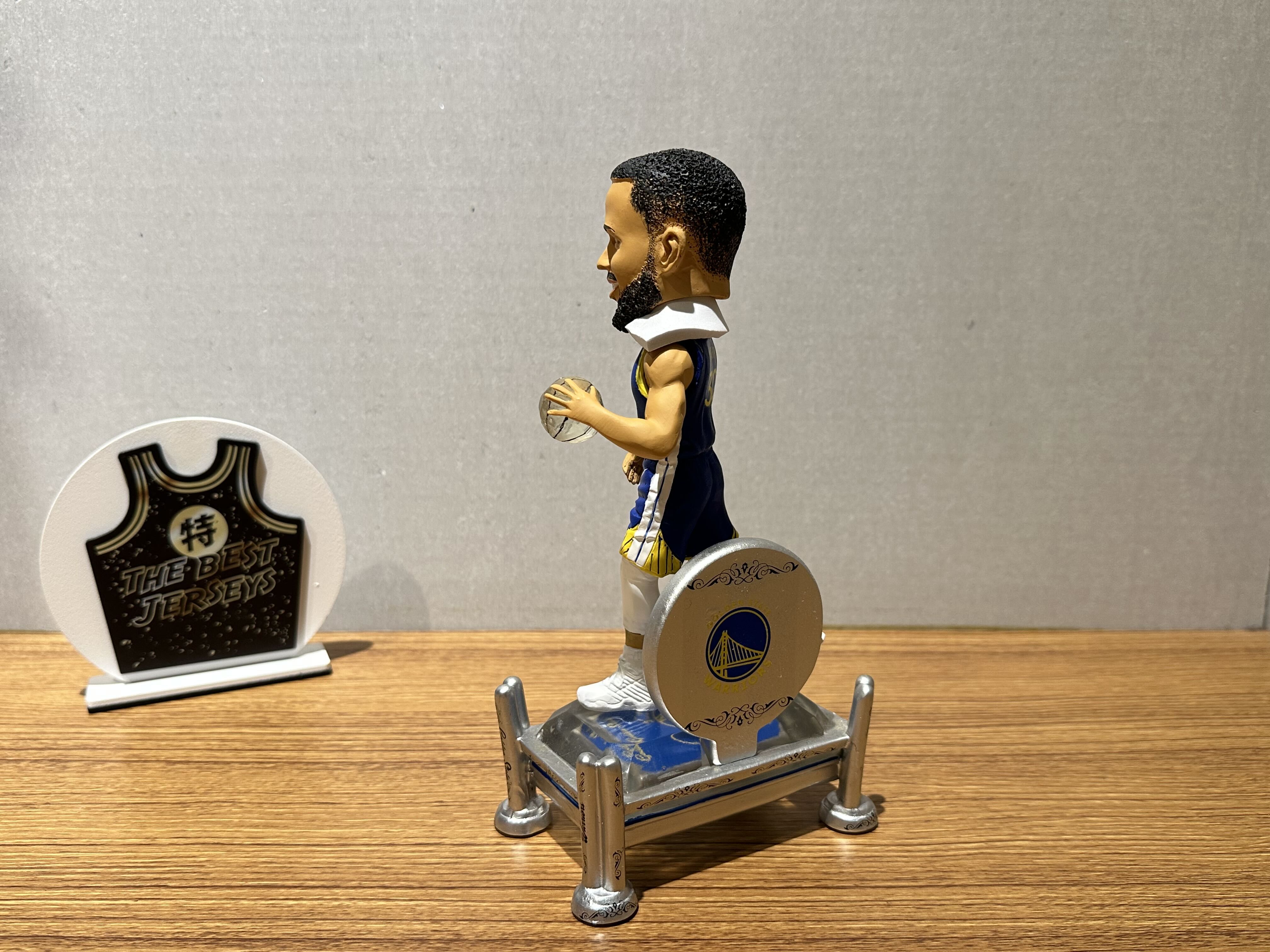 NBA公仔 Steph Curry Golden State Warriors 75th Anniversary 金州勇士 75周年 公仔 75大球星 Foco Bobblehead 搖頭娃娃 全新含盒裝