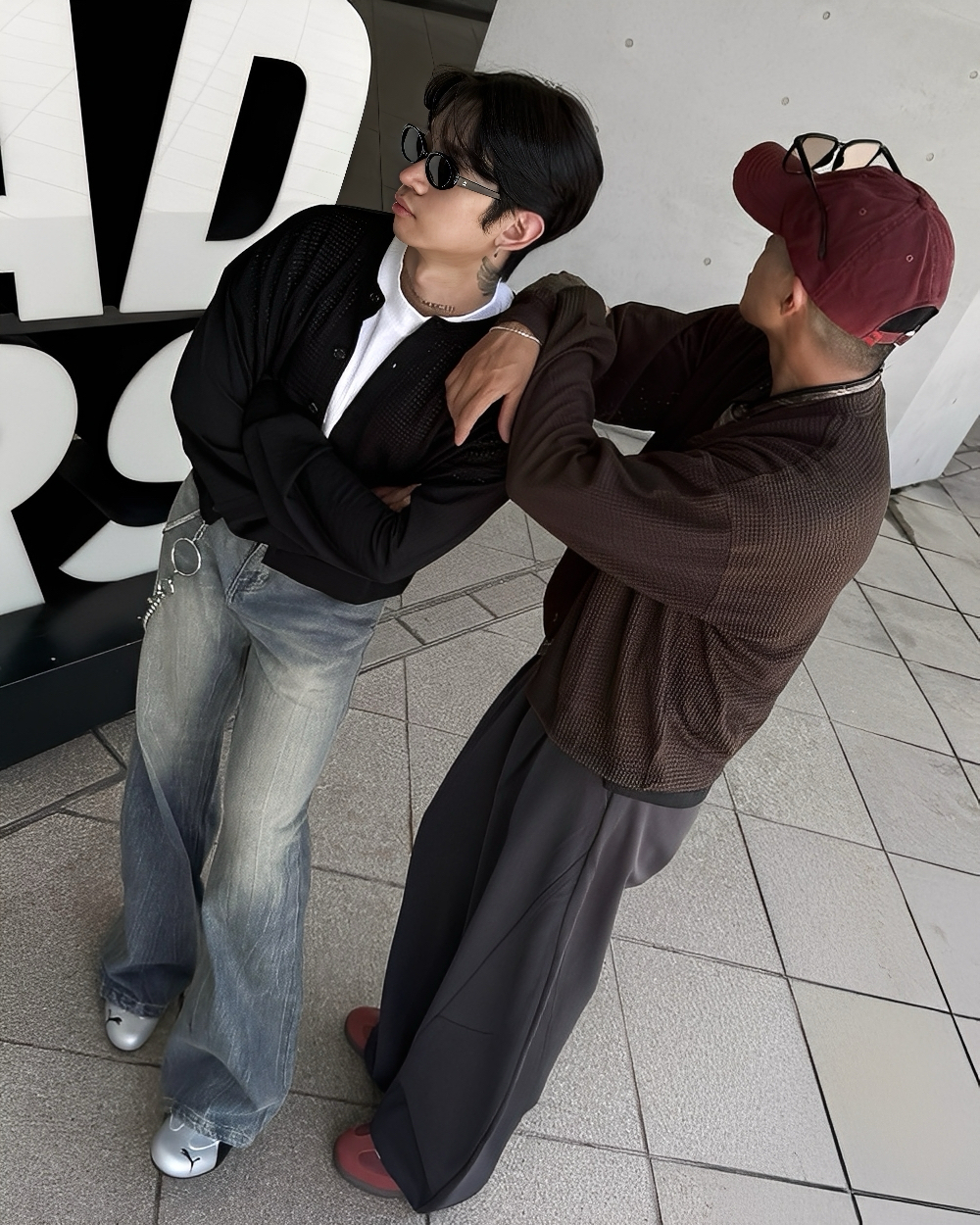 BOXY 寬短 質感 紋理 男女 外套