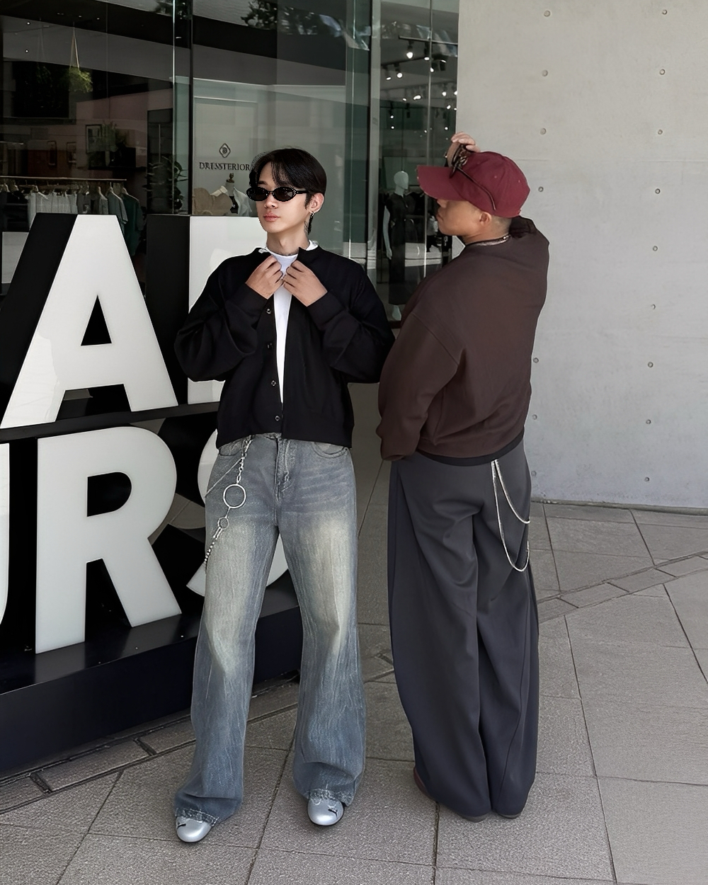 BOXY 寬短 質感 紋理 男女 外套