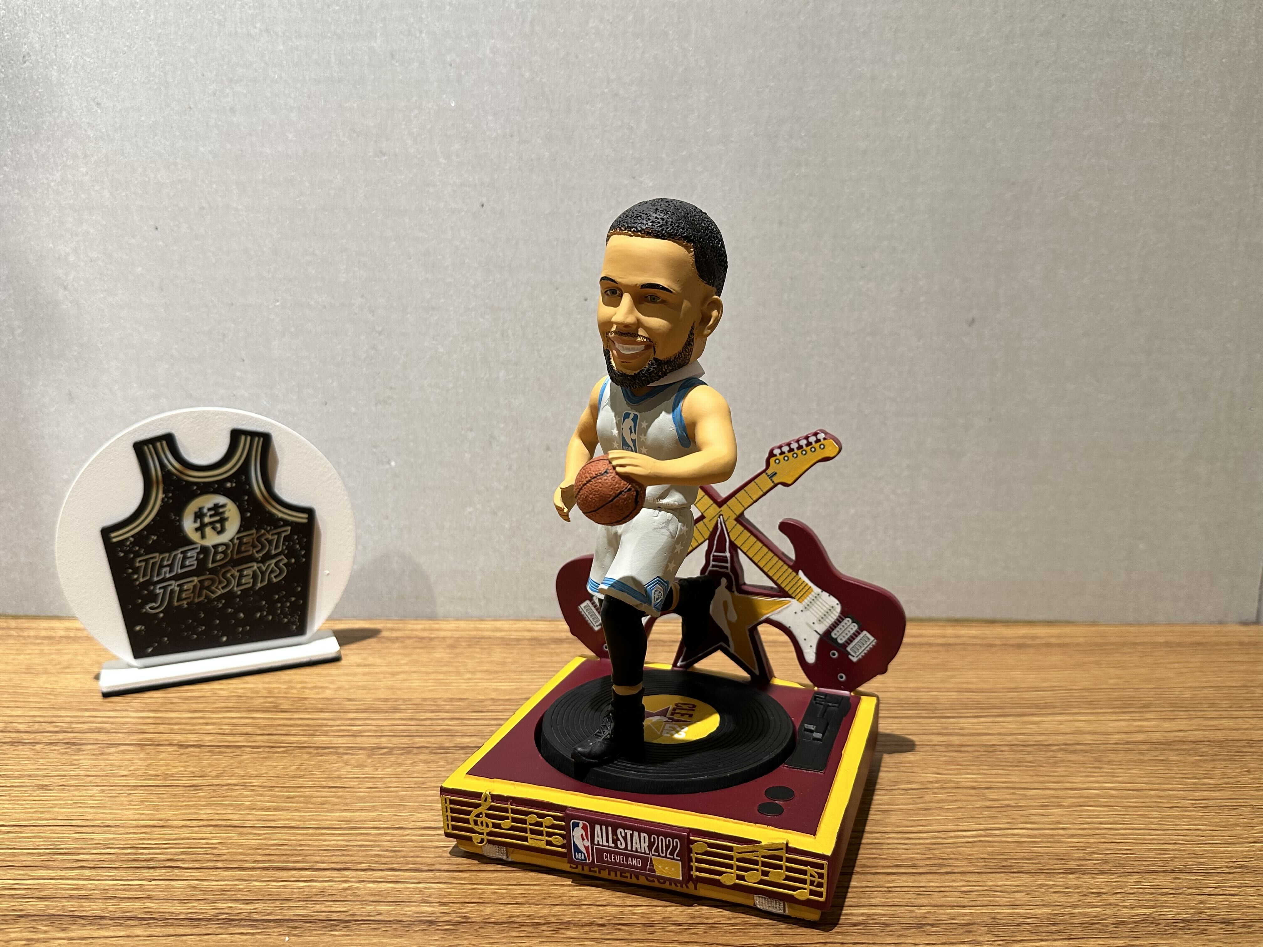 NBA公仔 Steph Curry Golden State Warriors 2022 NBA All-Star 金州勇士 75周年 2022 明星賽 公仔 Foco Bobblehead 搖頭娃娃 全新含盒裝 全球限量322組