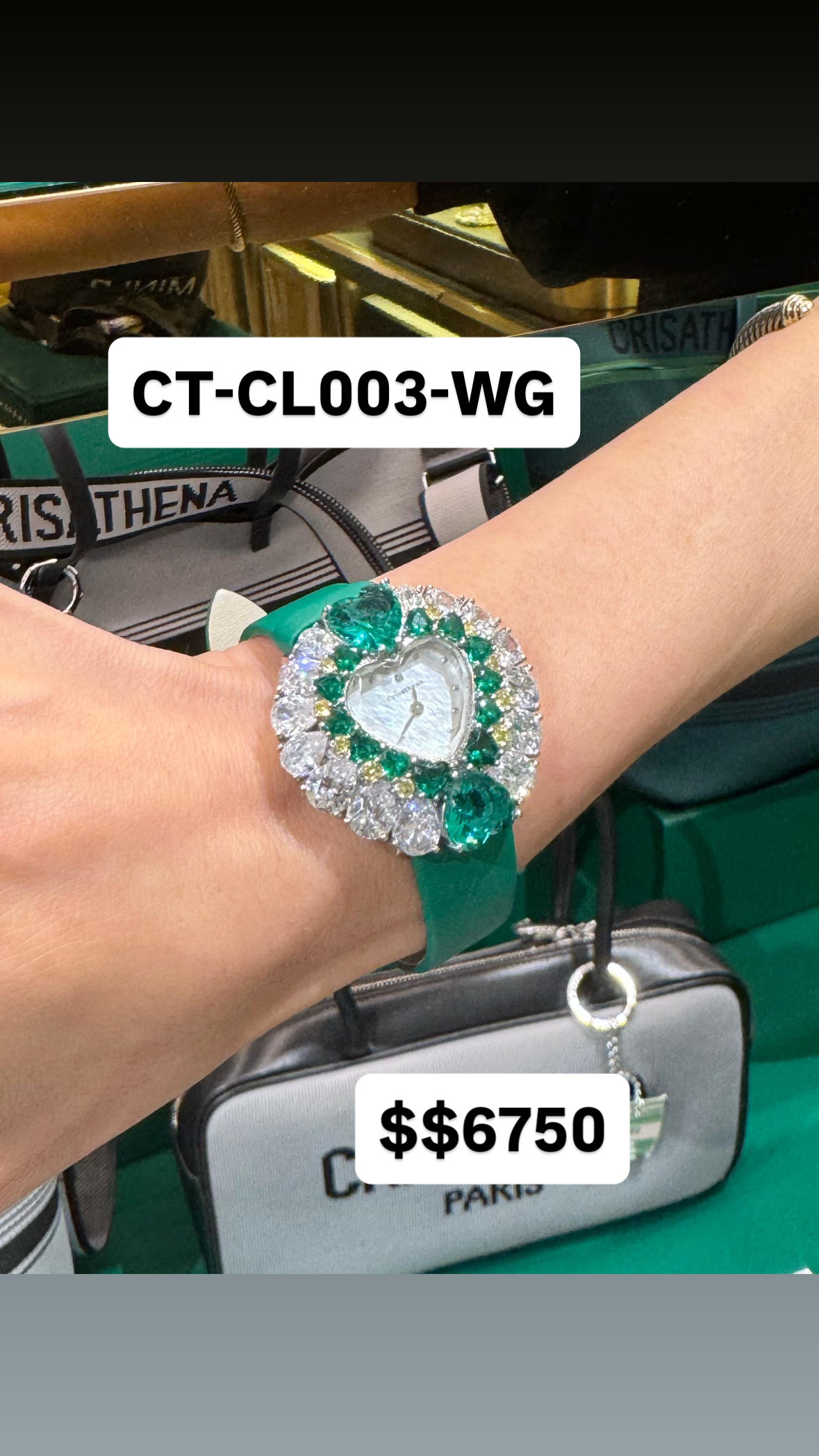 Crisathena  CT-CL003-WG 購買手表贈送表带（價值$880） -M