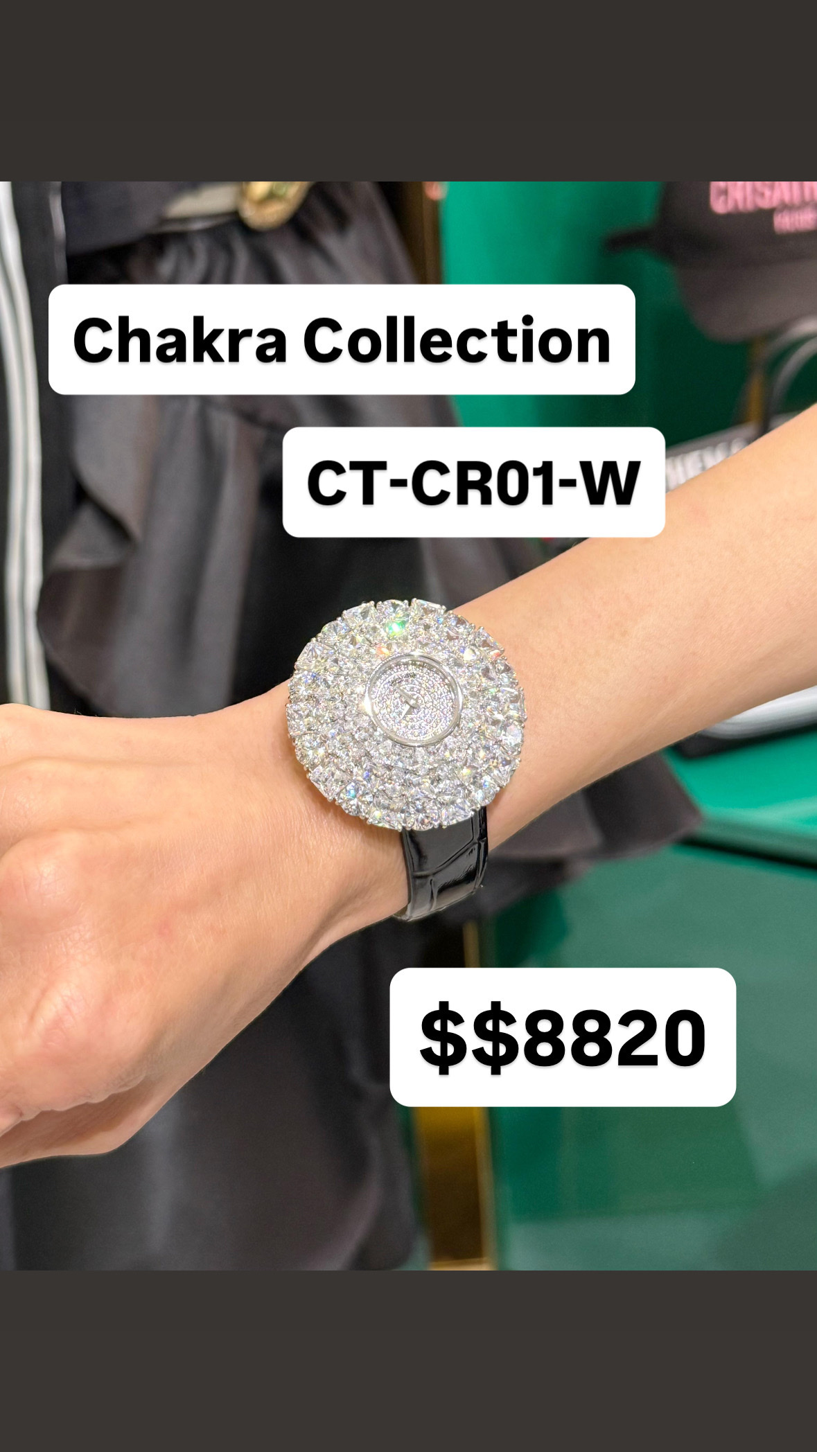 Crisathena Chakra Collection CT-CR01-W 購買手表贈送表带（價值$1080）-M